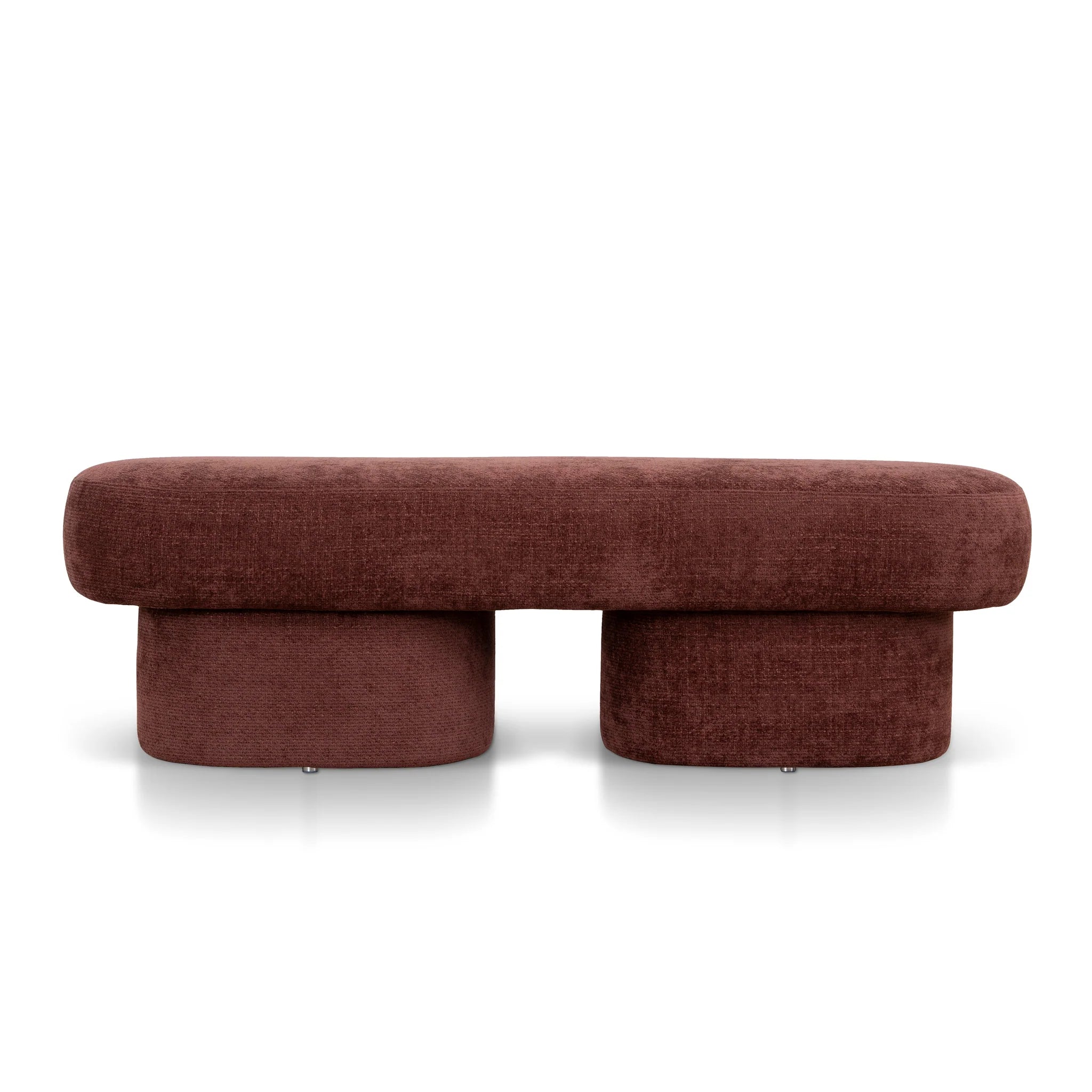 Showcasing Kokeno 1.5m Long Ottoman Bench - Lila Burgundy LC12428-YY Ottoman by Calibre Furniturs