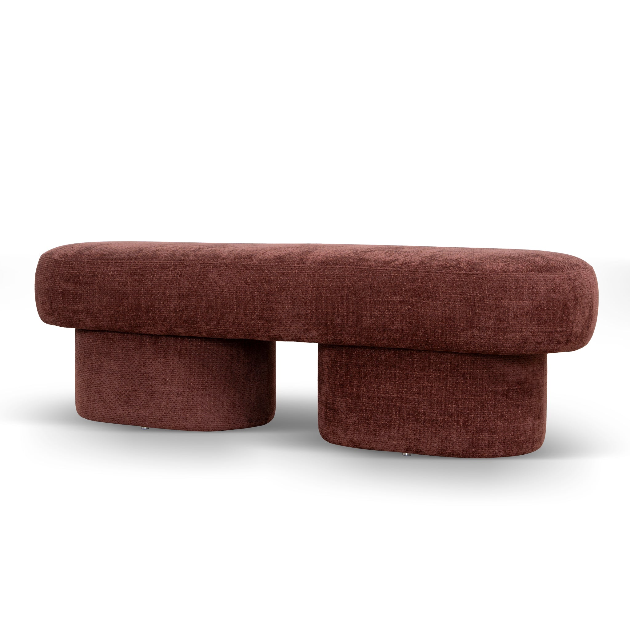CLC12428-YY 1.5m Long Ottoman Bench - Lila Burgundy