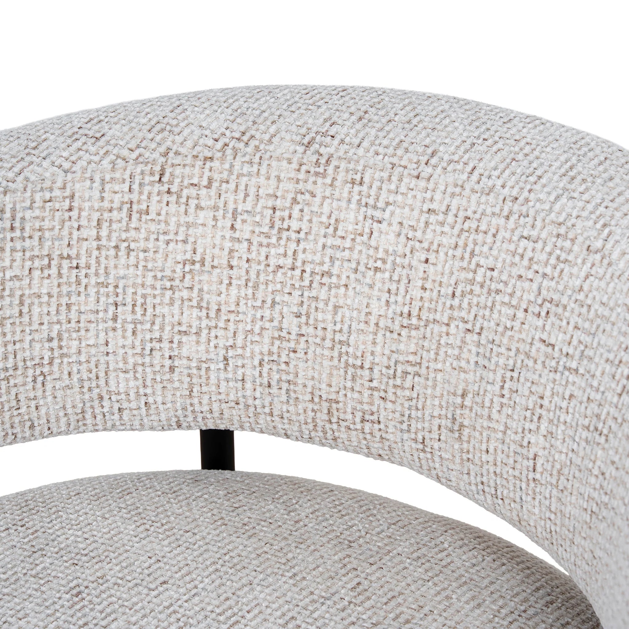 Borina Armchair - Honeycomb White