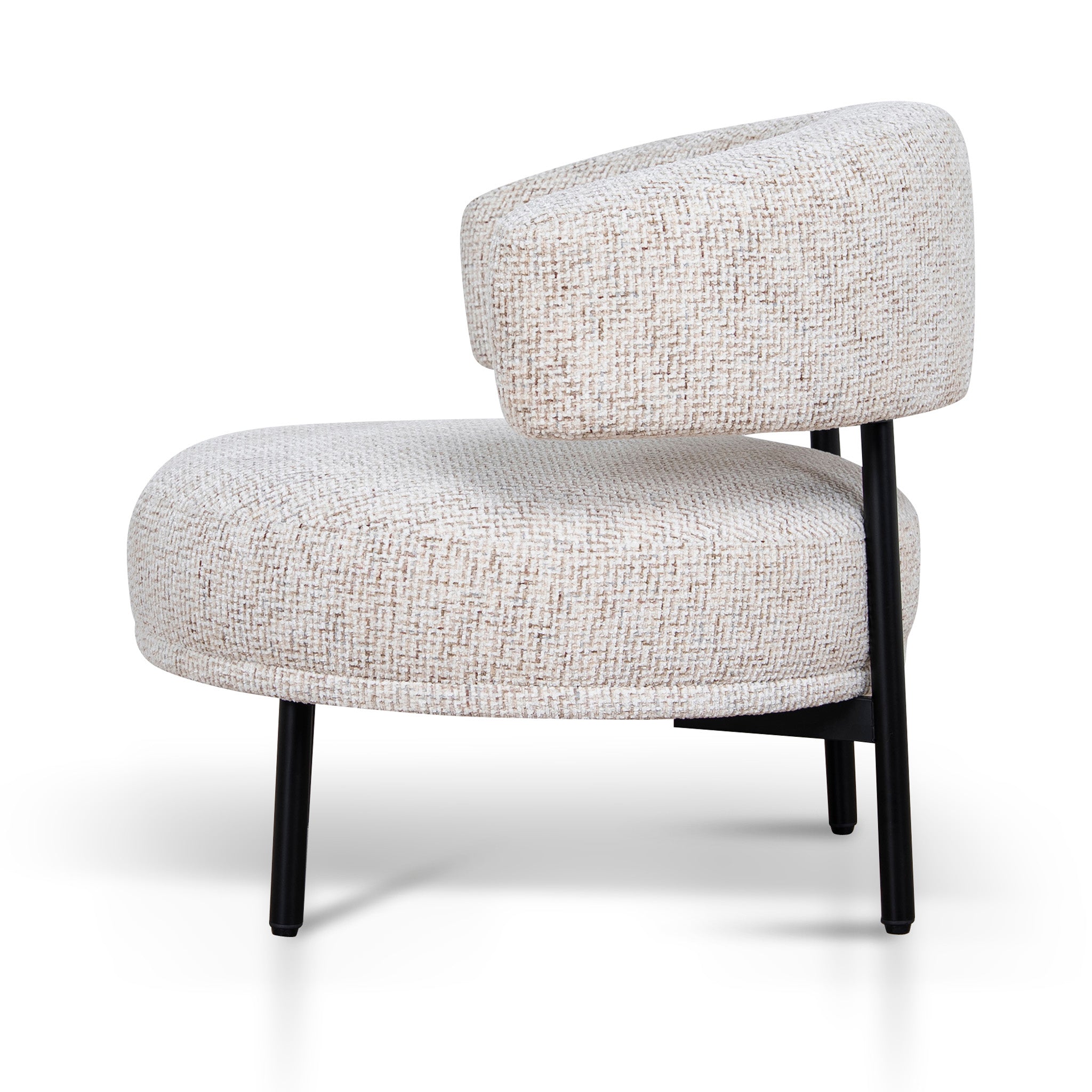 85cm Armchair - Honeycomb White