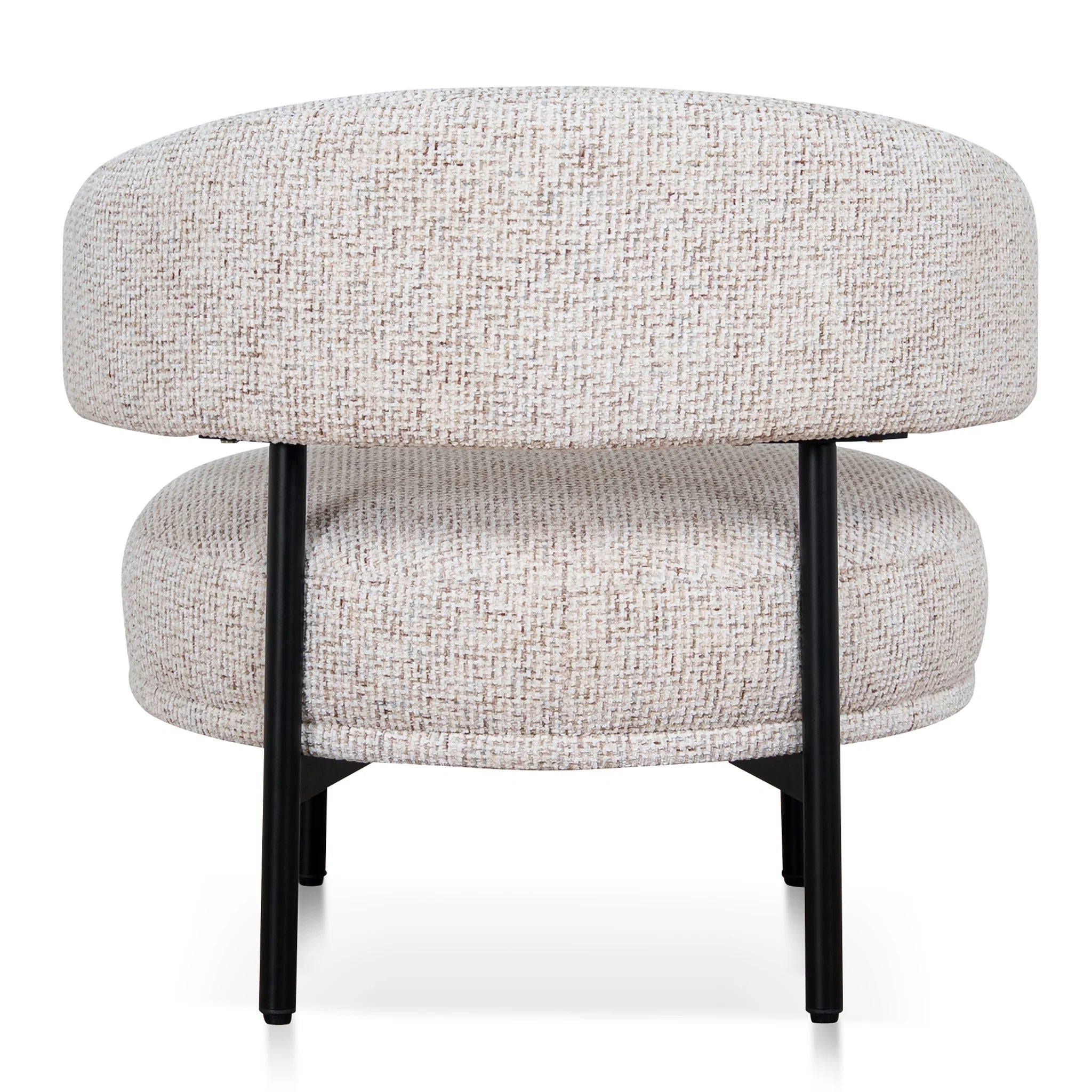 Borina Armchair - Honeycomb White