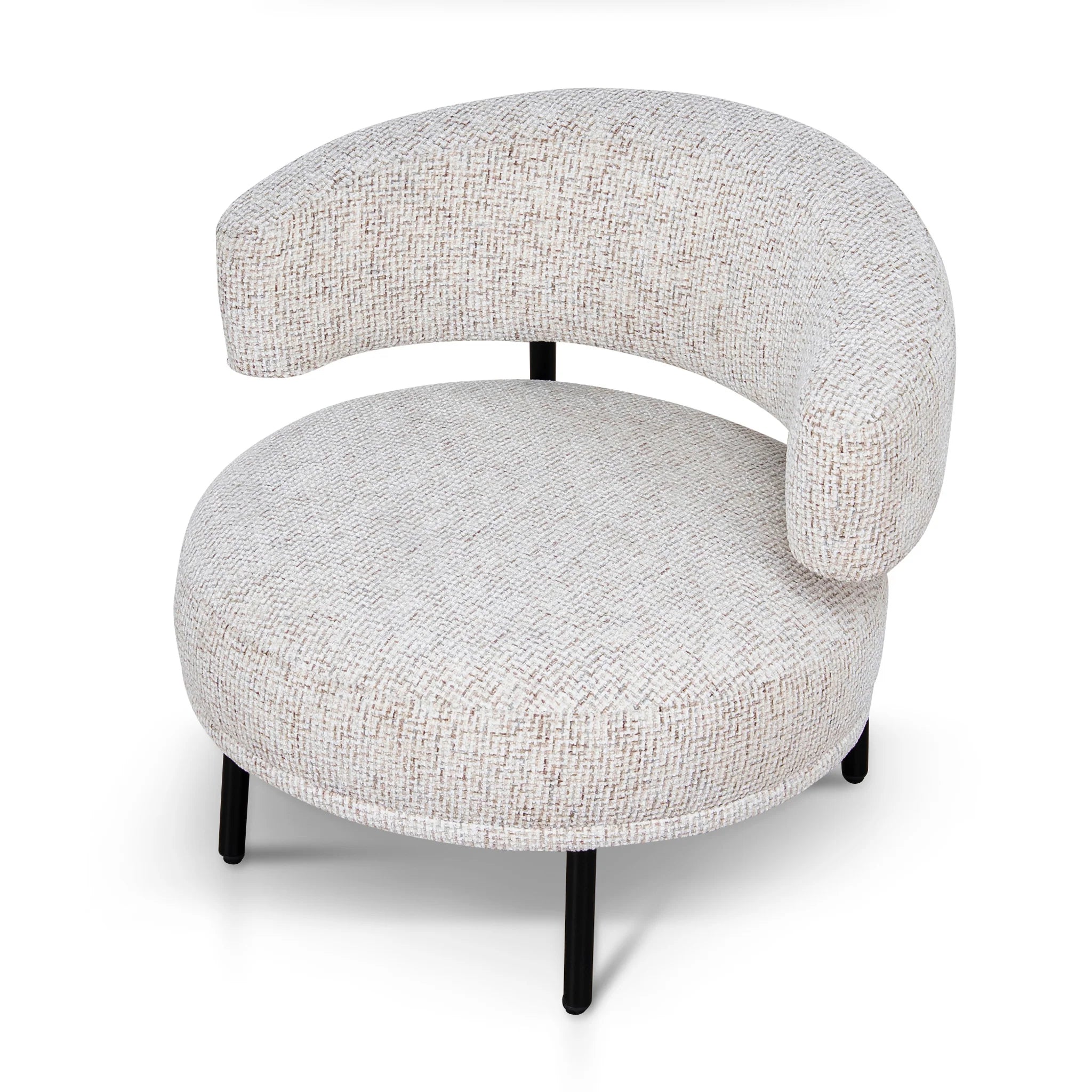 Borina Armchair - Honeycomb White