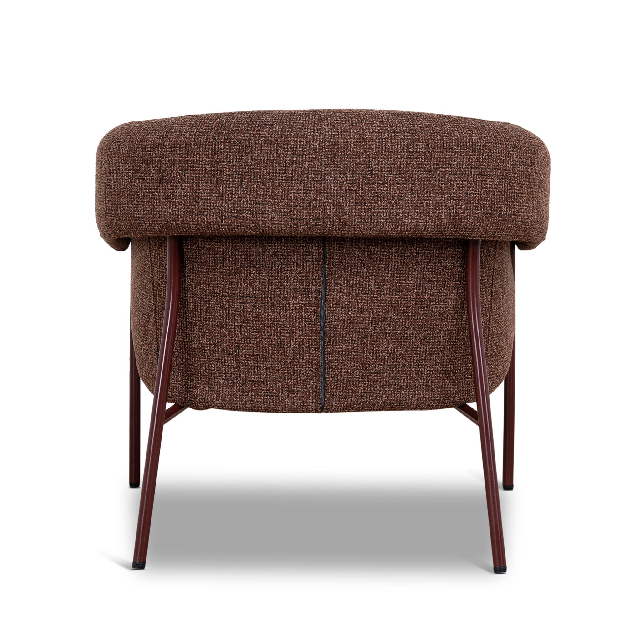CLC12432-CI Dark Red Armchair - Verona Tawn