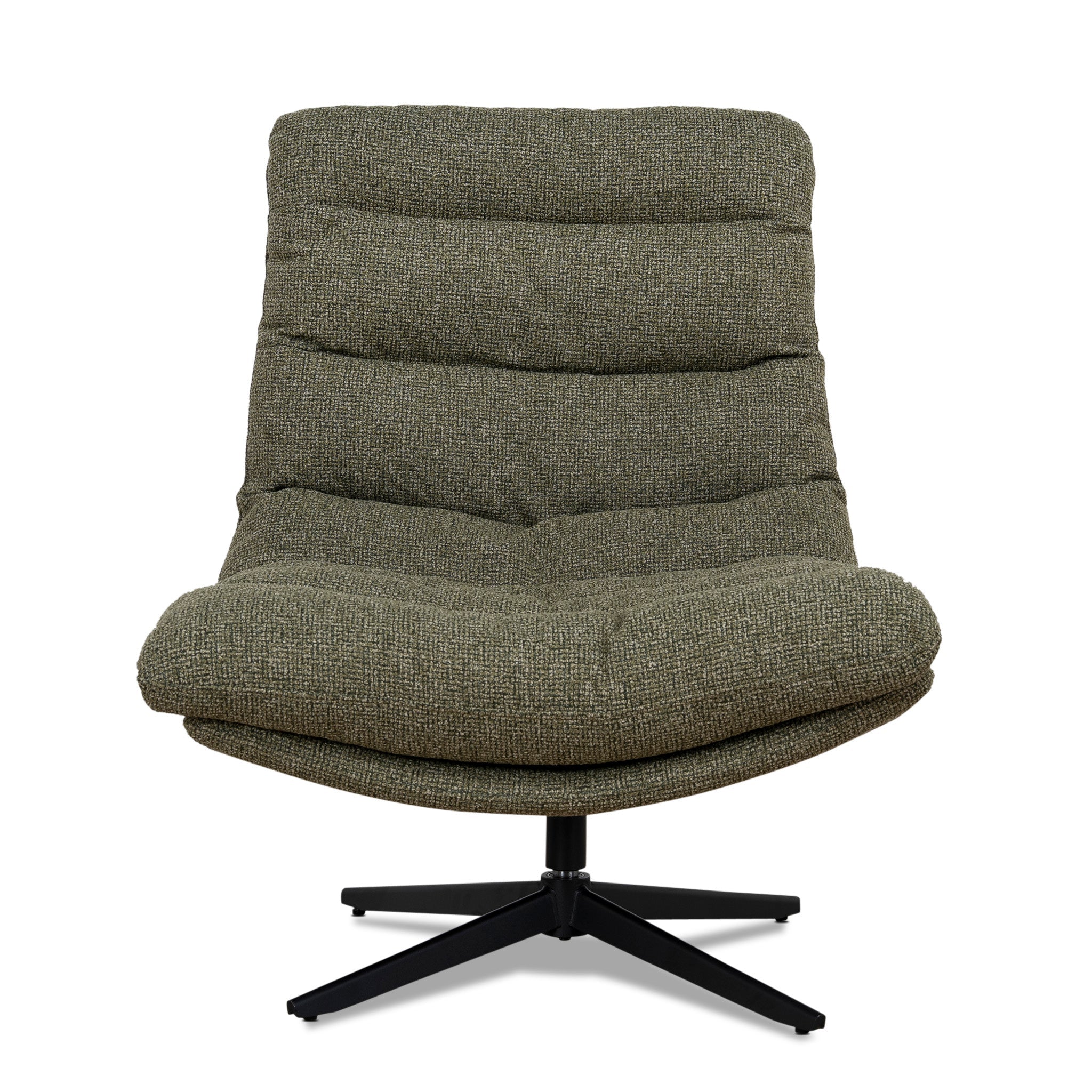 Black Lounge Chair - Verona Olive