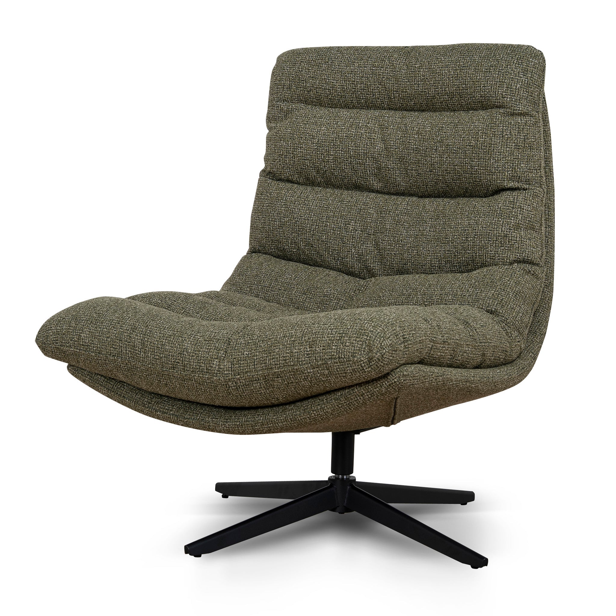 Black Lounge Chair - Verona Olive