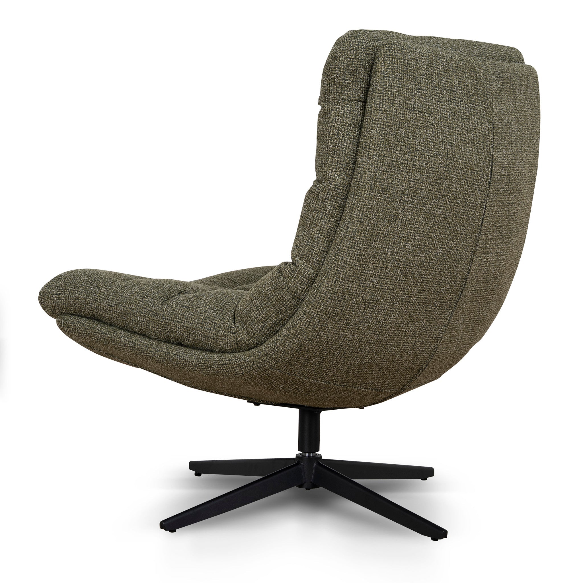 CLC12436-CI Black Lounge Chair - Verona Olive