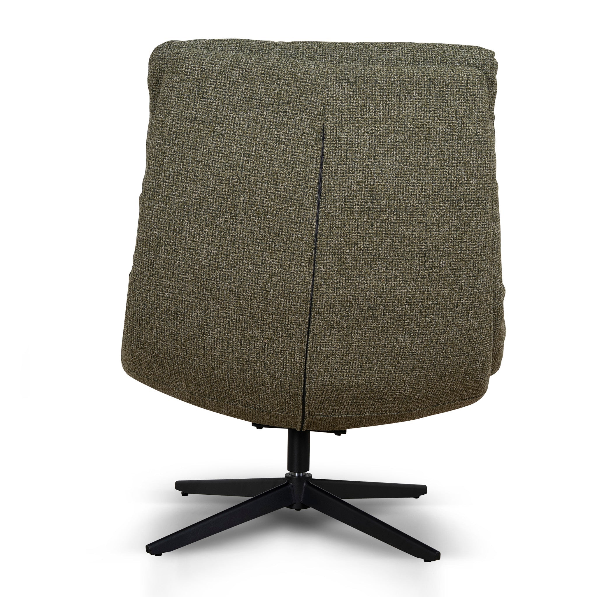 CLC12436-CI Black Lounge Chair - Verona Olive