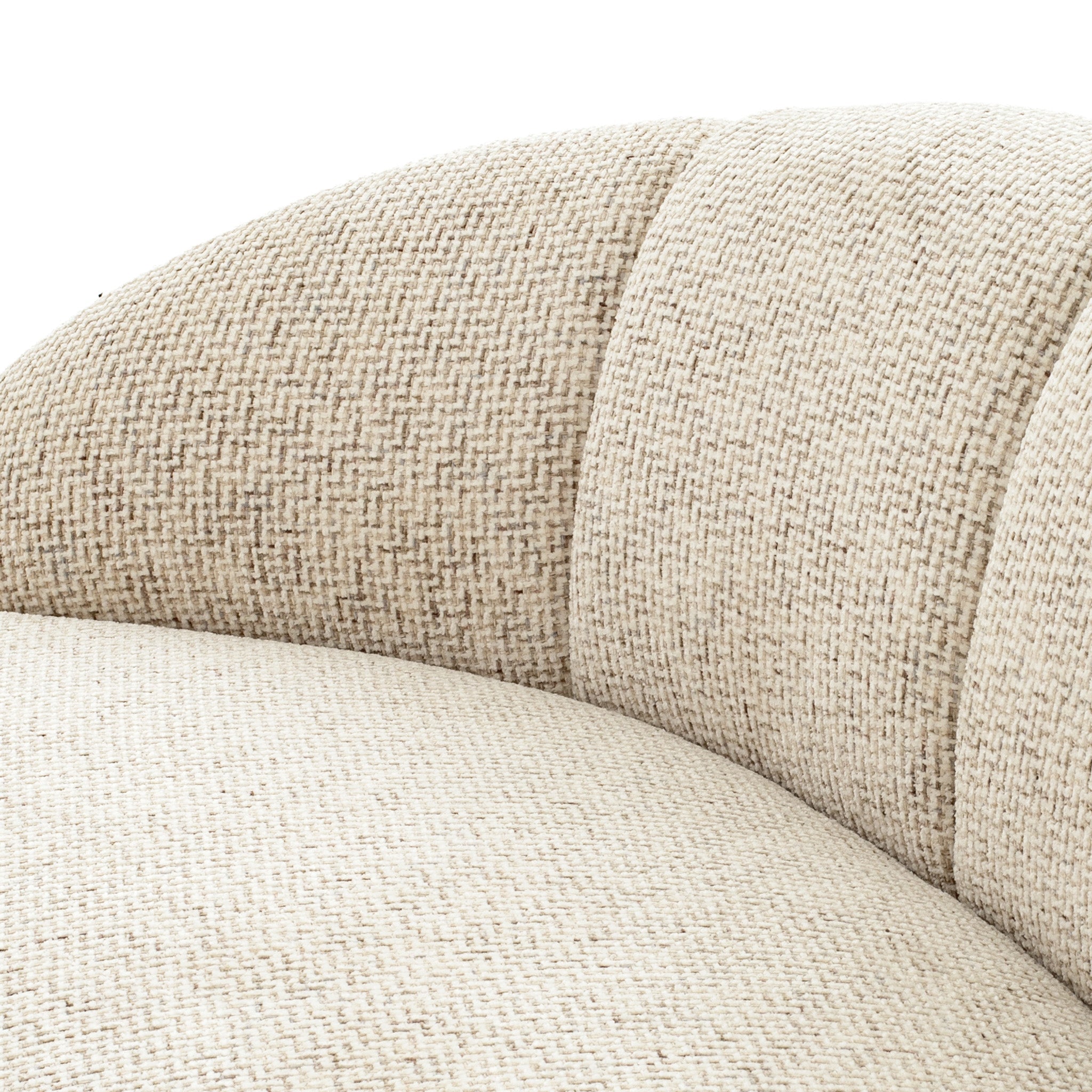 CLC12547-IG 3 Seater Sofa - Honeycomb White