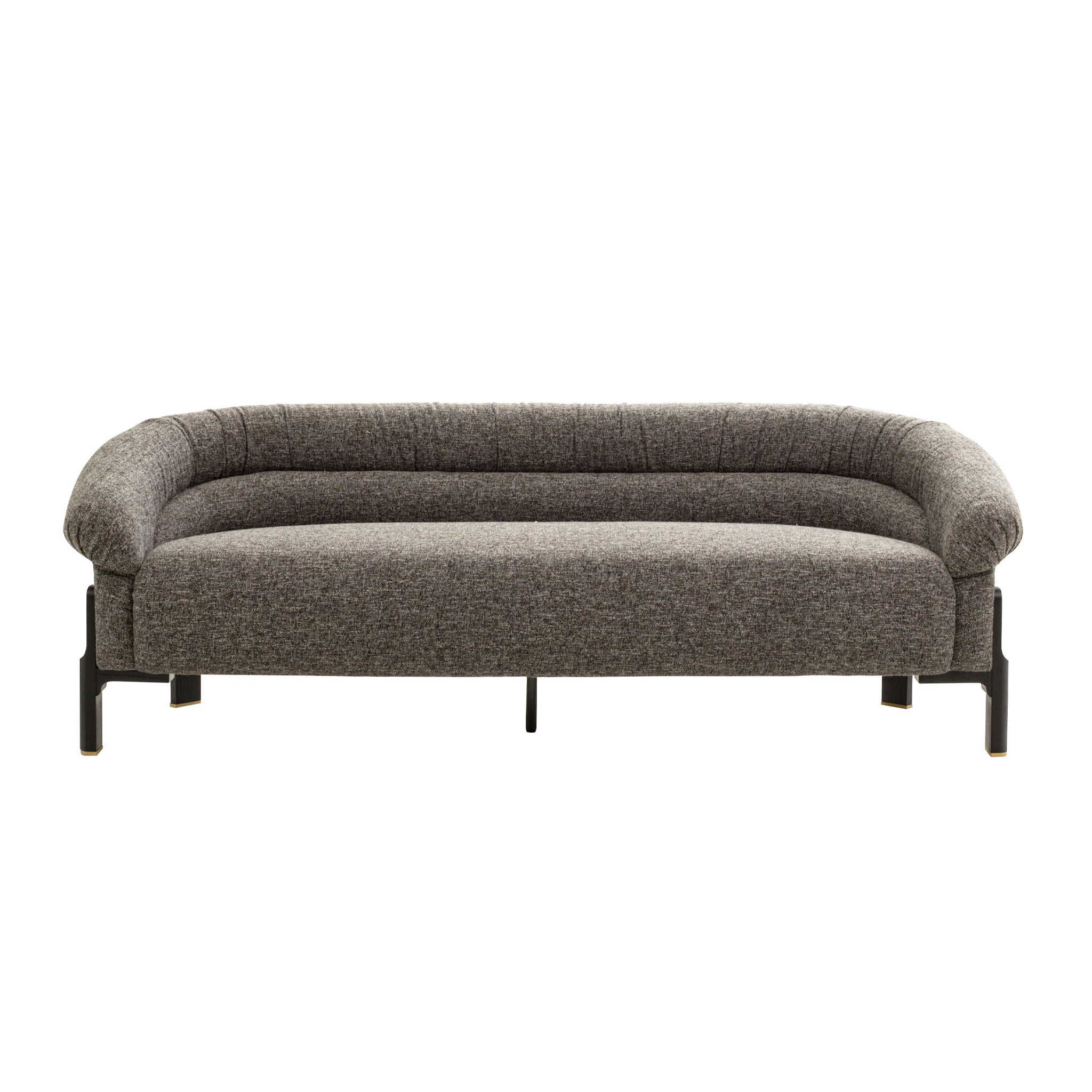 CLC12576-IG Black 3 Seater Sofa - Shadow Grey