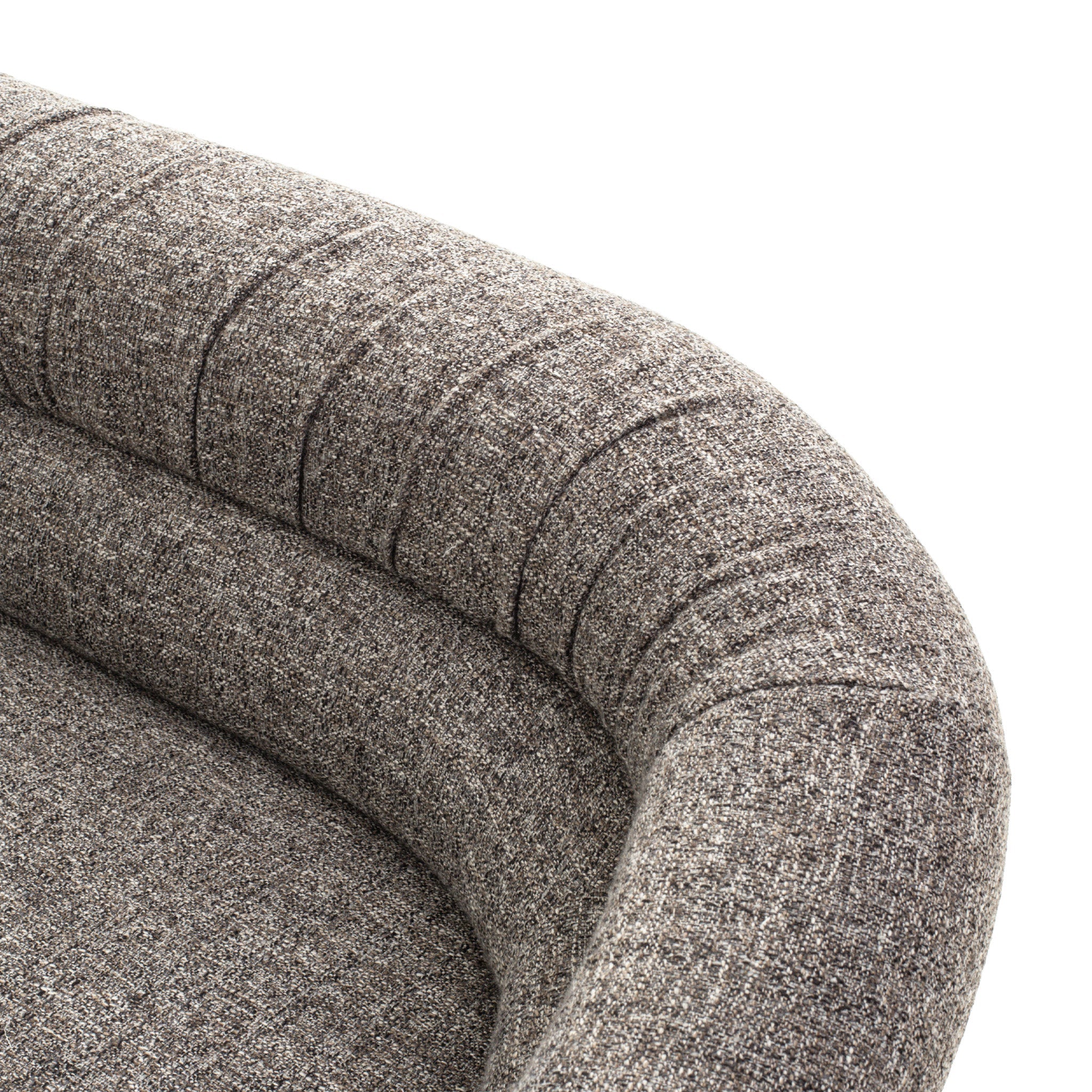 CLC12576-IG Black 3 Seater Sofa - Shadow Grey