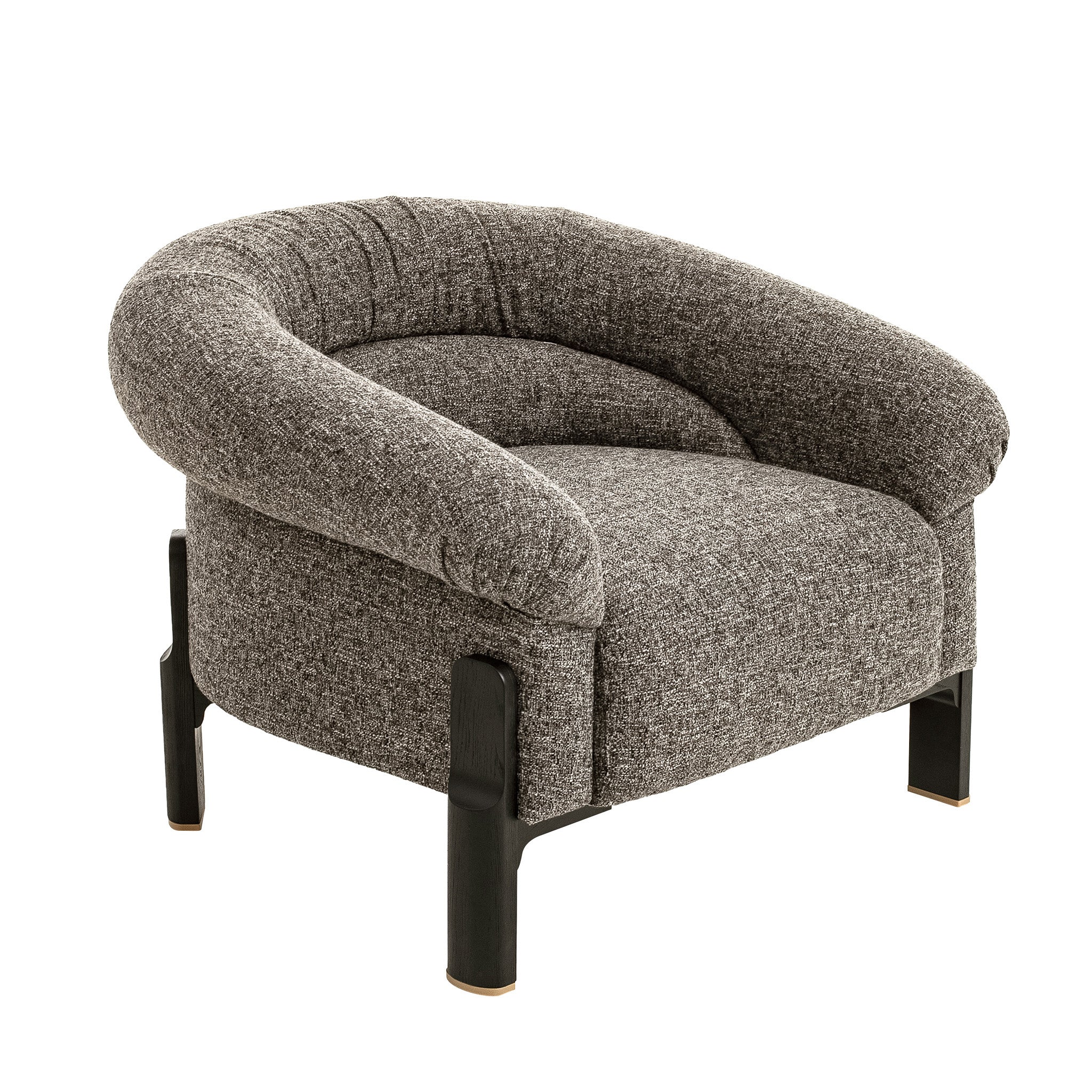 Black Armchair - Shadow Grey