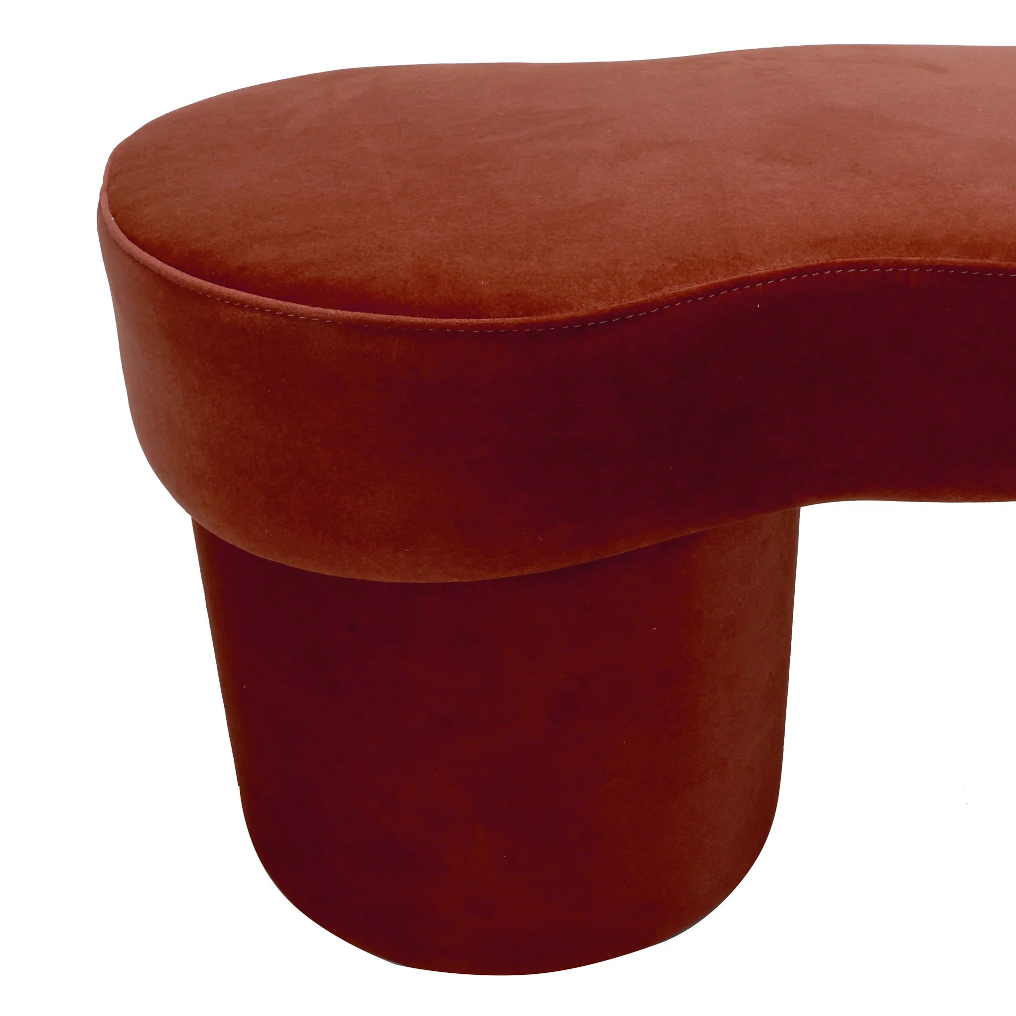 Posora Ottoman Bench - Red Bronze
