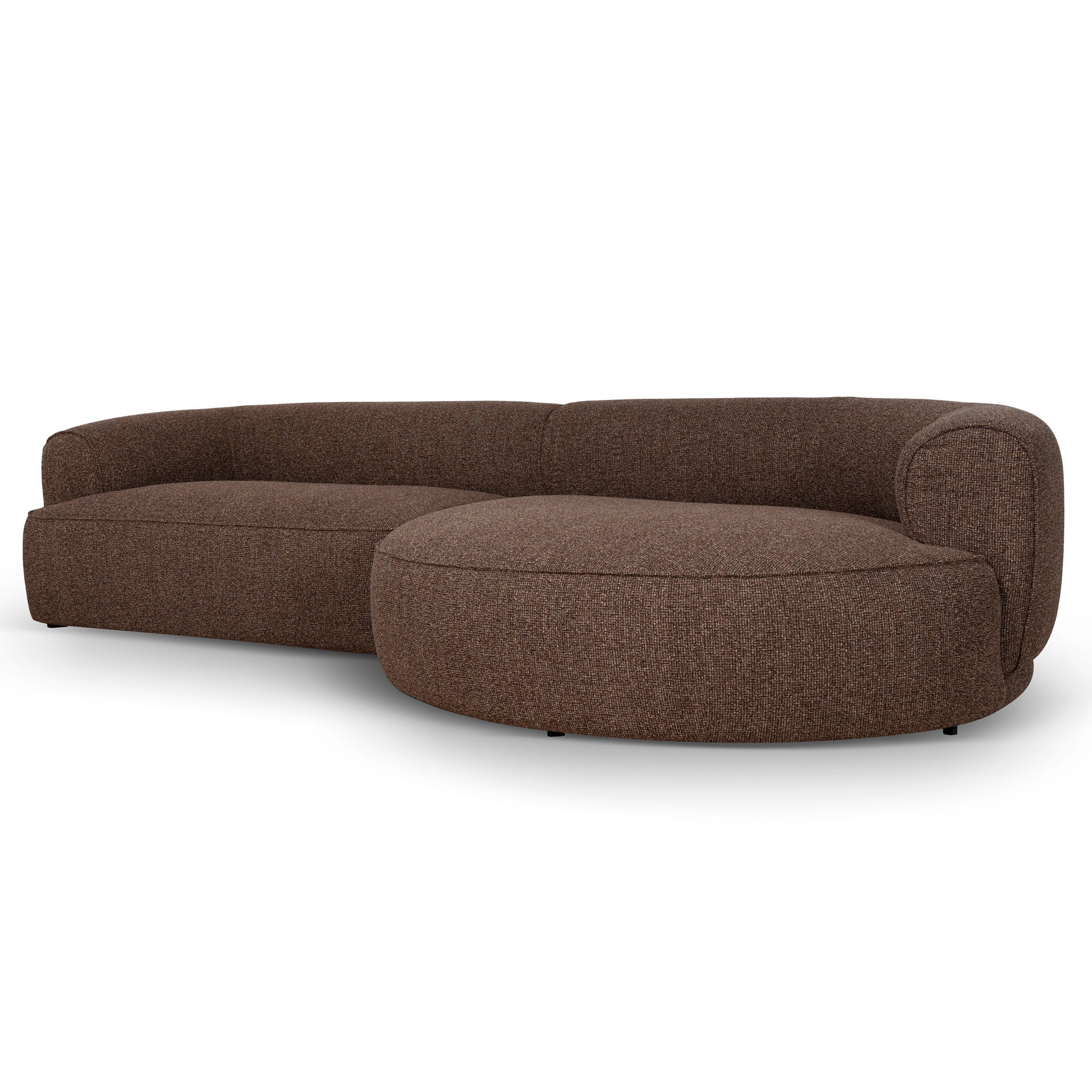 CLC12657-KJ Right Chaise Sofa - Verona Cinnamon Weave