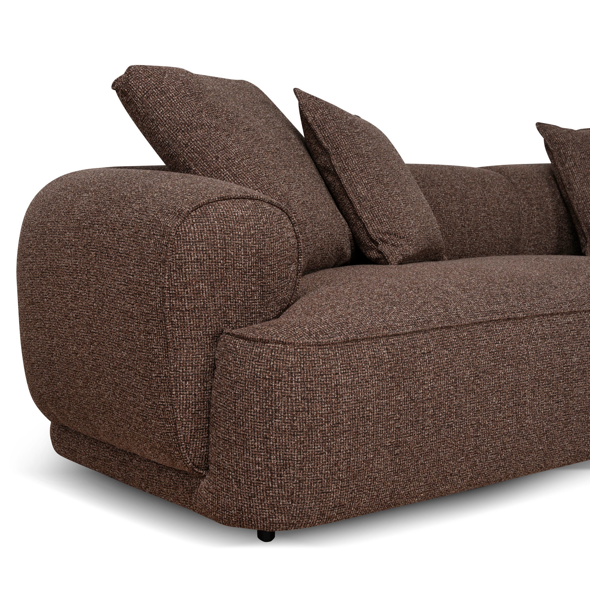Right Chaise Sofa - Verona Cinnamon Weave
