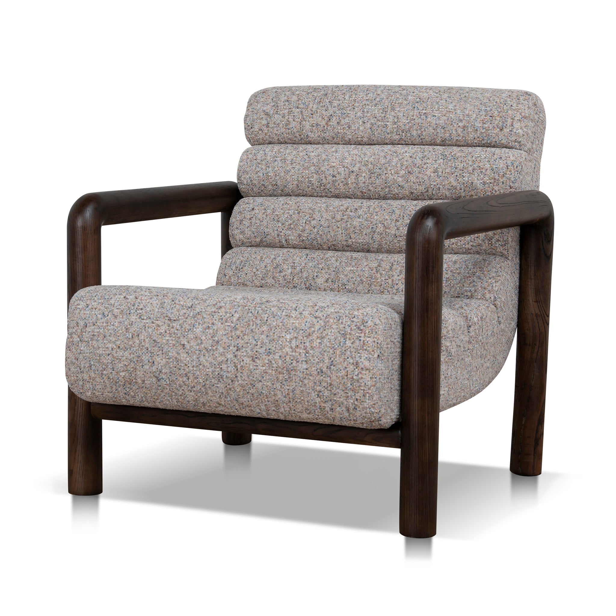 CLC12694-OLS Fabric Lounge Chair - Multi Tone Neutral