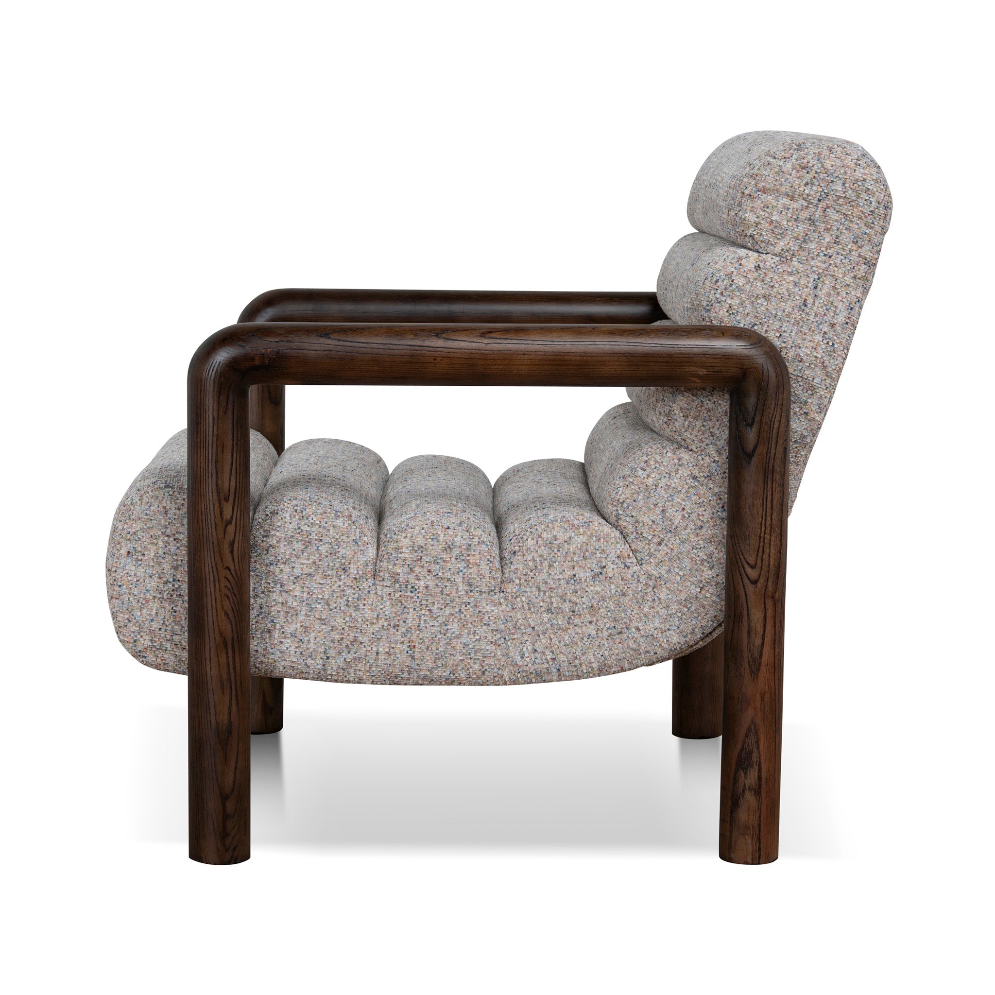 CLC12694-OLS Fabric Lounge Chair - Multi Tone Neutral