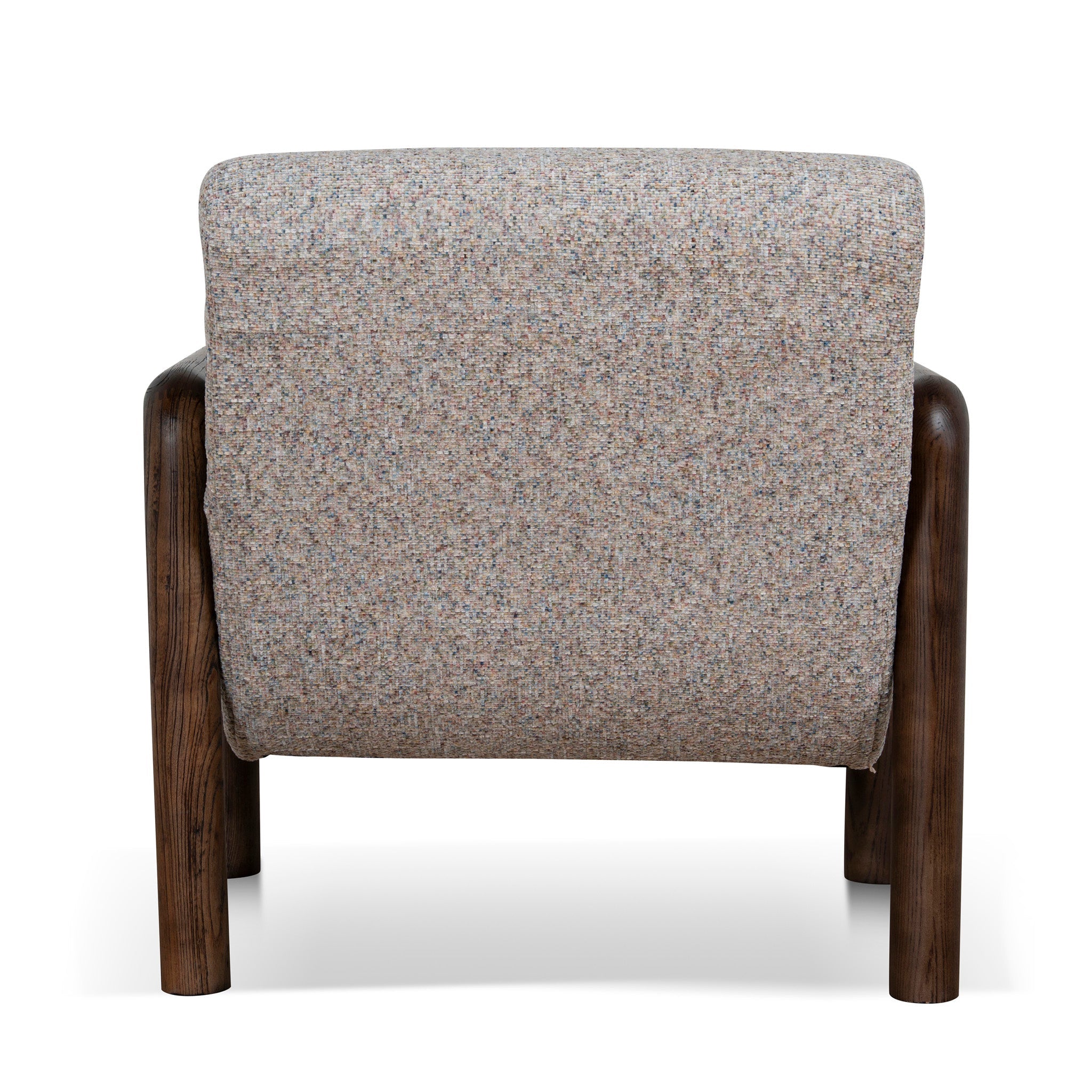 Fabric Lounge Chair - Multi Tone Neutral