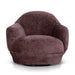 CLC12739-KJ Swivel Armchair - Plum