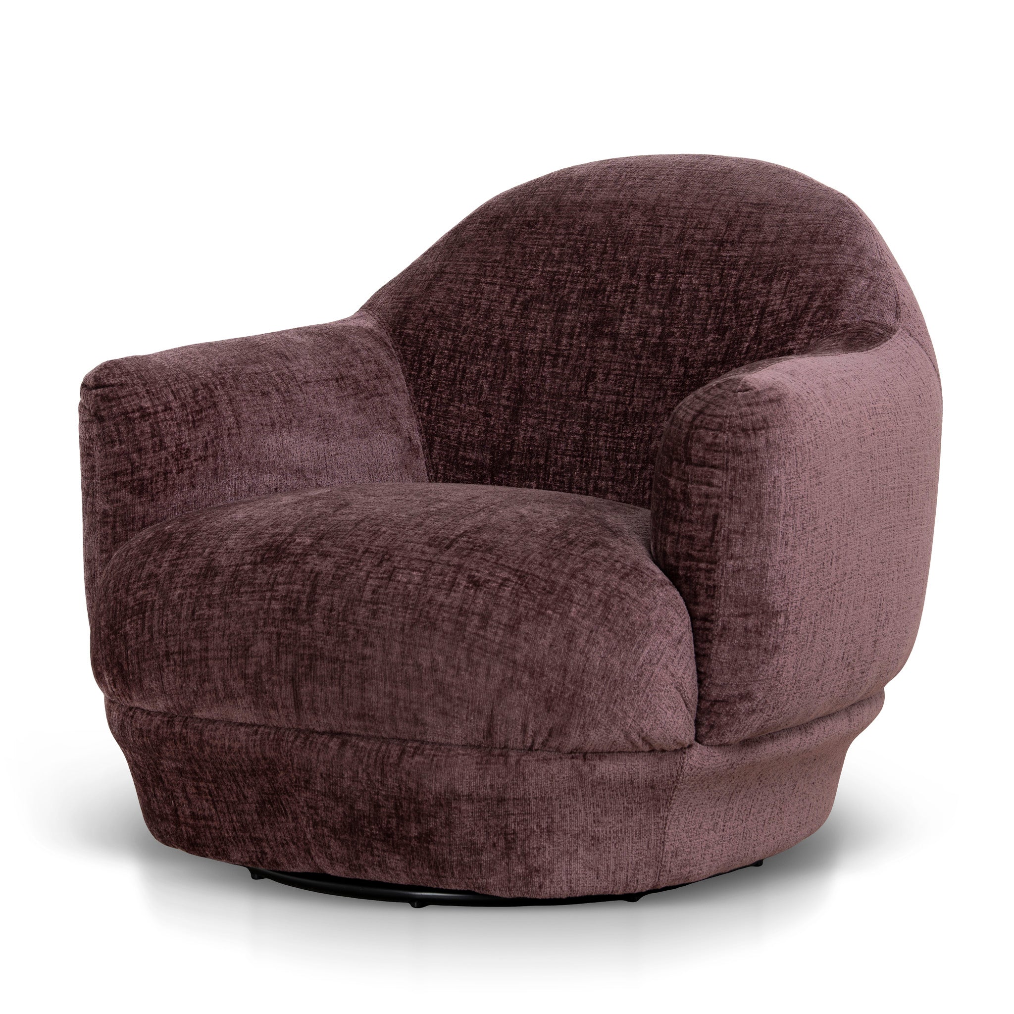 CLC12739-KJ Swivel Armchair - Plum