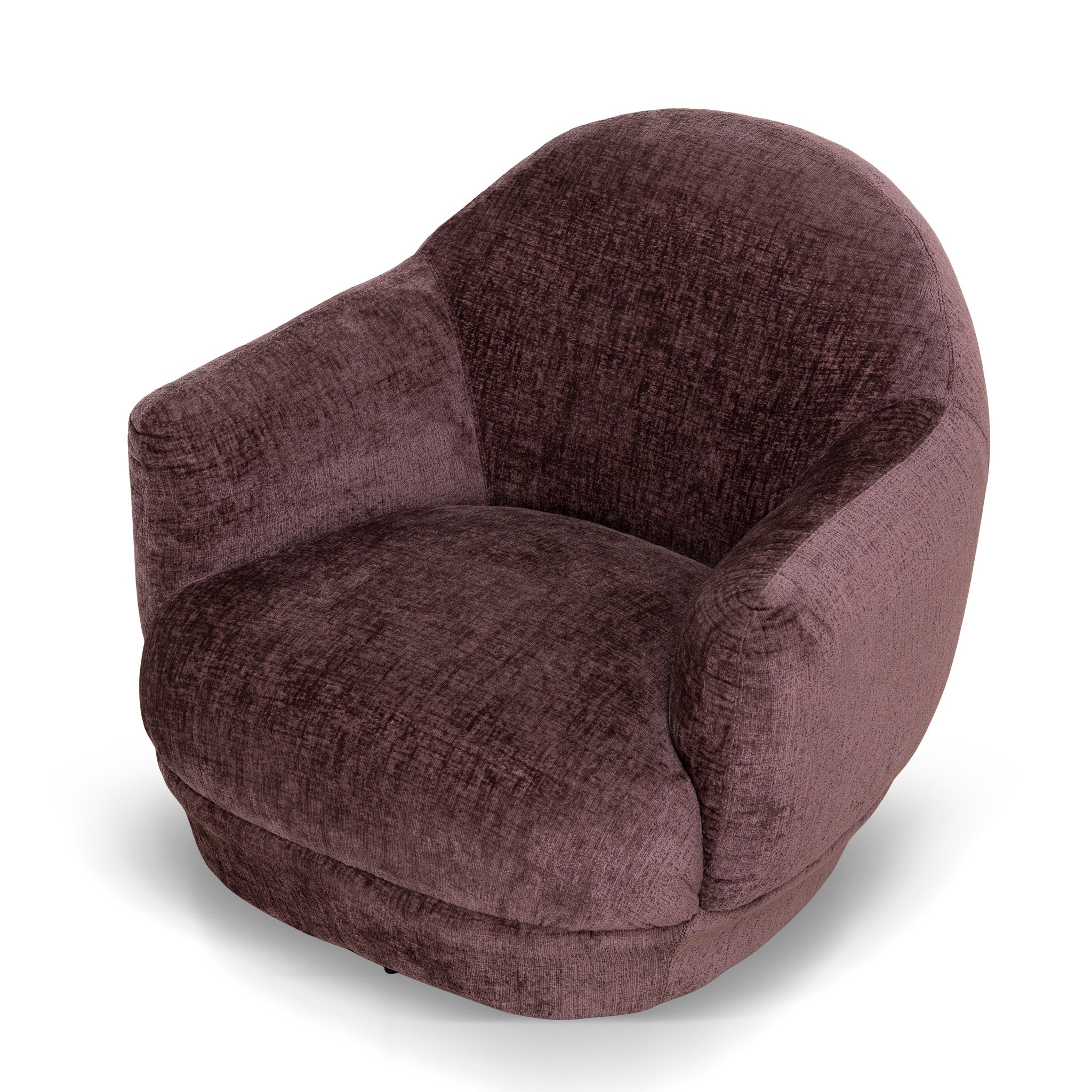 CLC12739-KJ Swivel Armchair - Plum