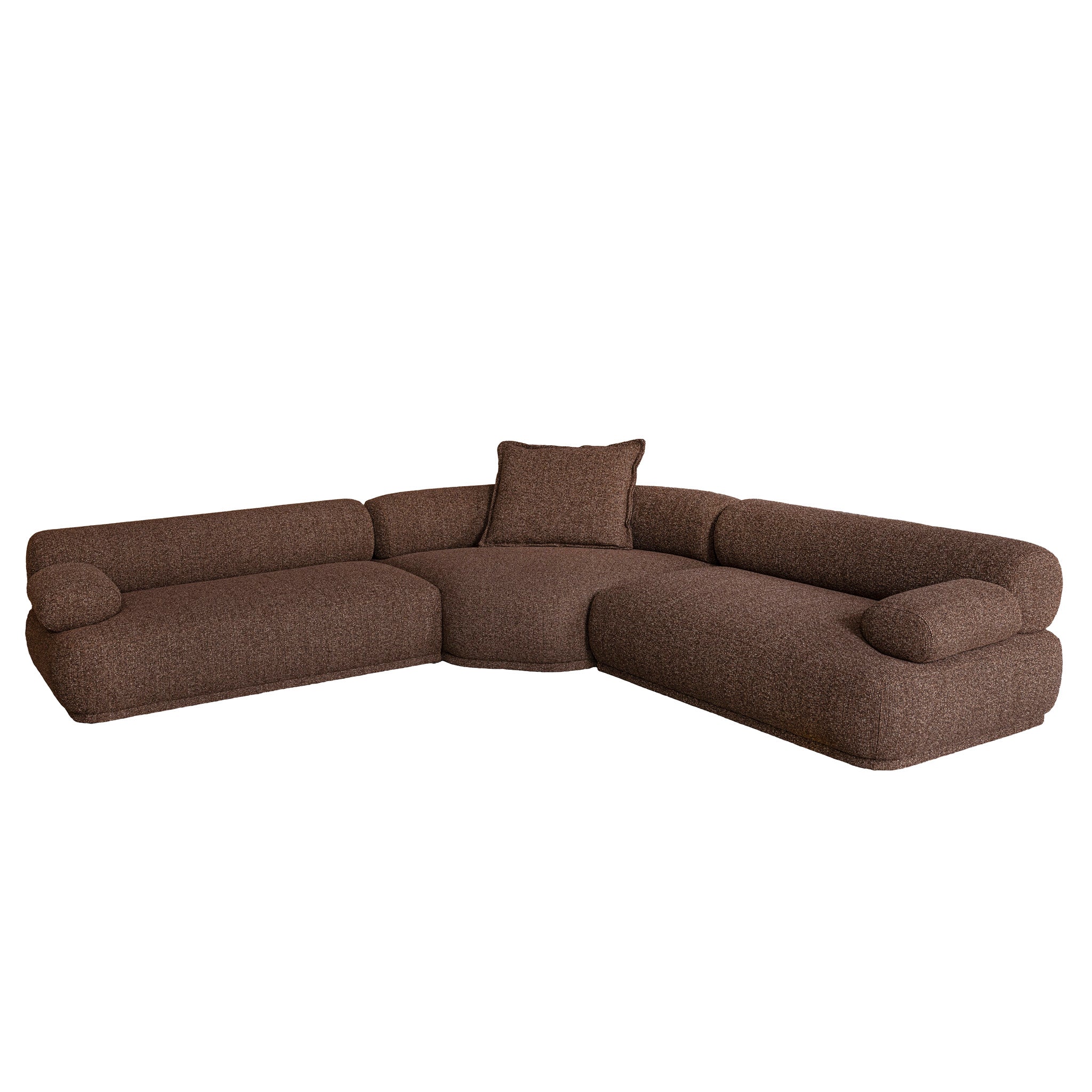 CLC12740-KJ Modular Corner Sofa - Verona Cinnamon Weave