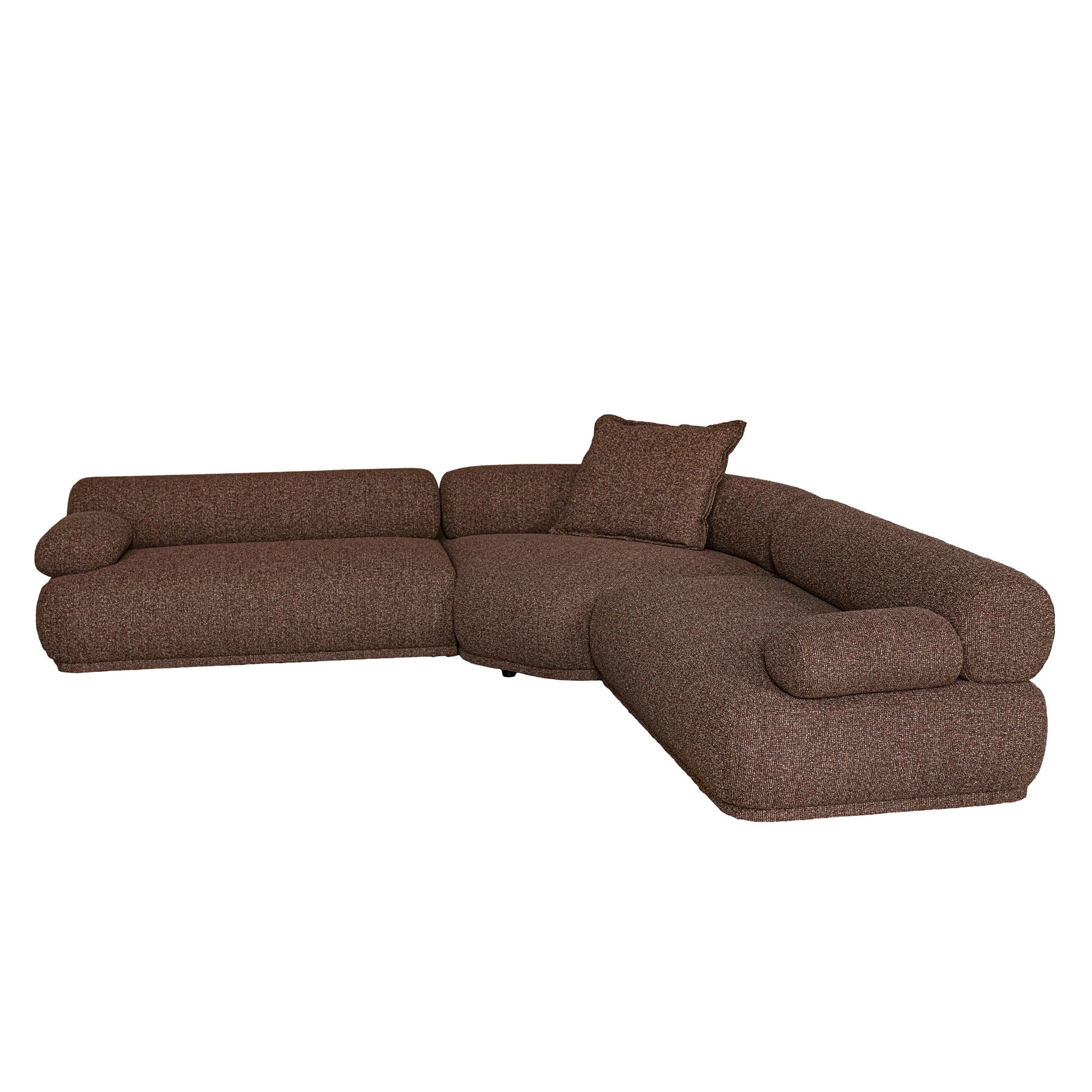 CLC12740-KJ Modular Corner Sofa - Verona Cinnamon Weave