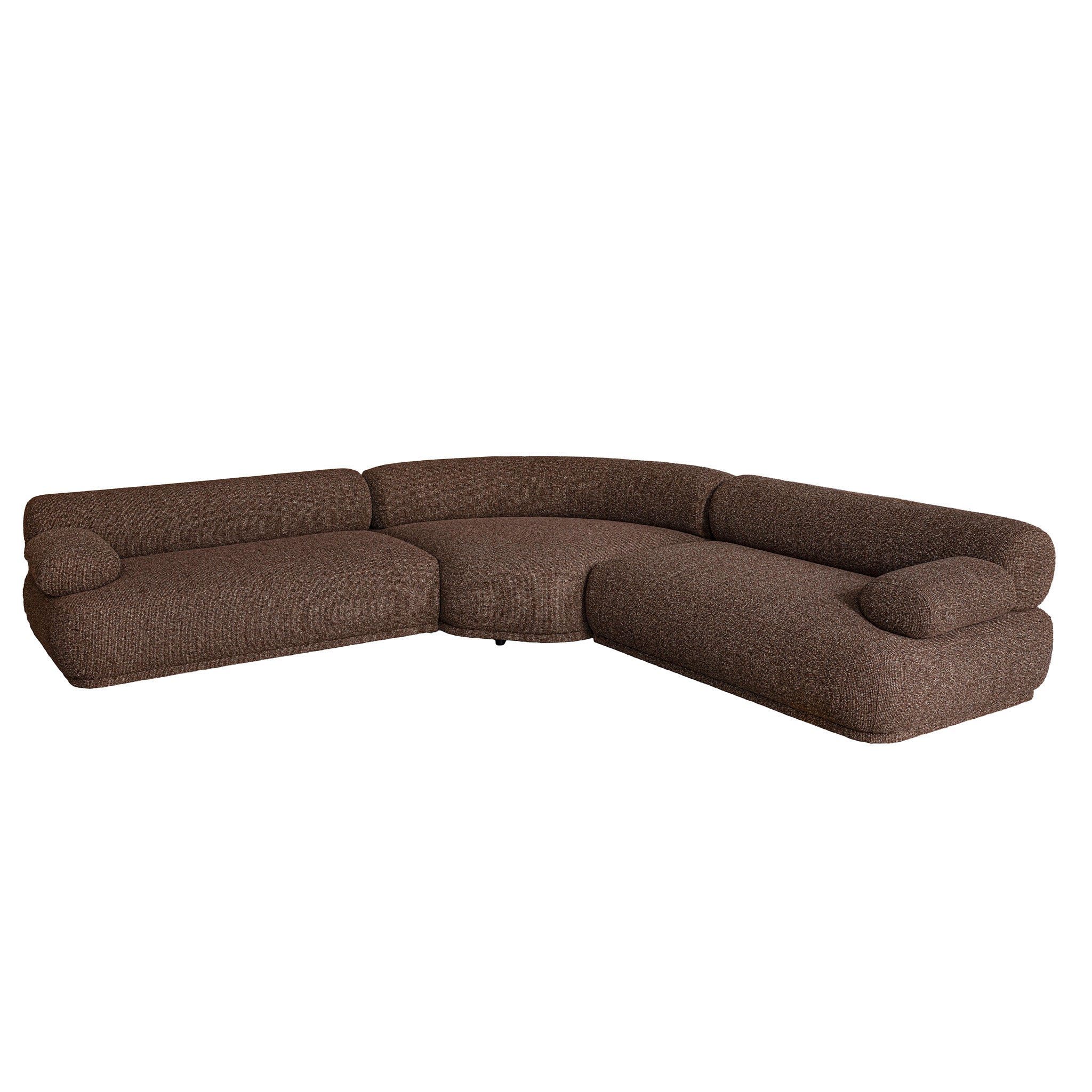 CLC12740-KJ Modular Corner Sofa - Verona Cinnamon Weave