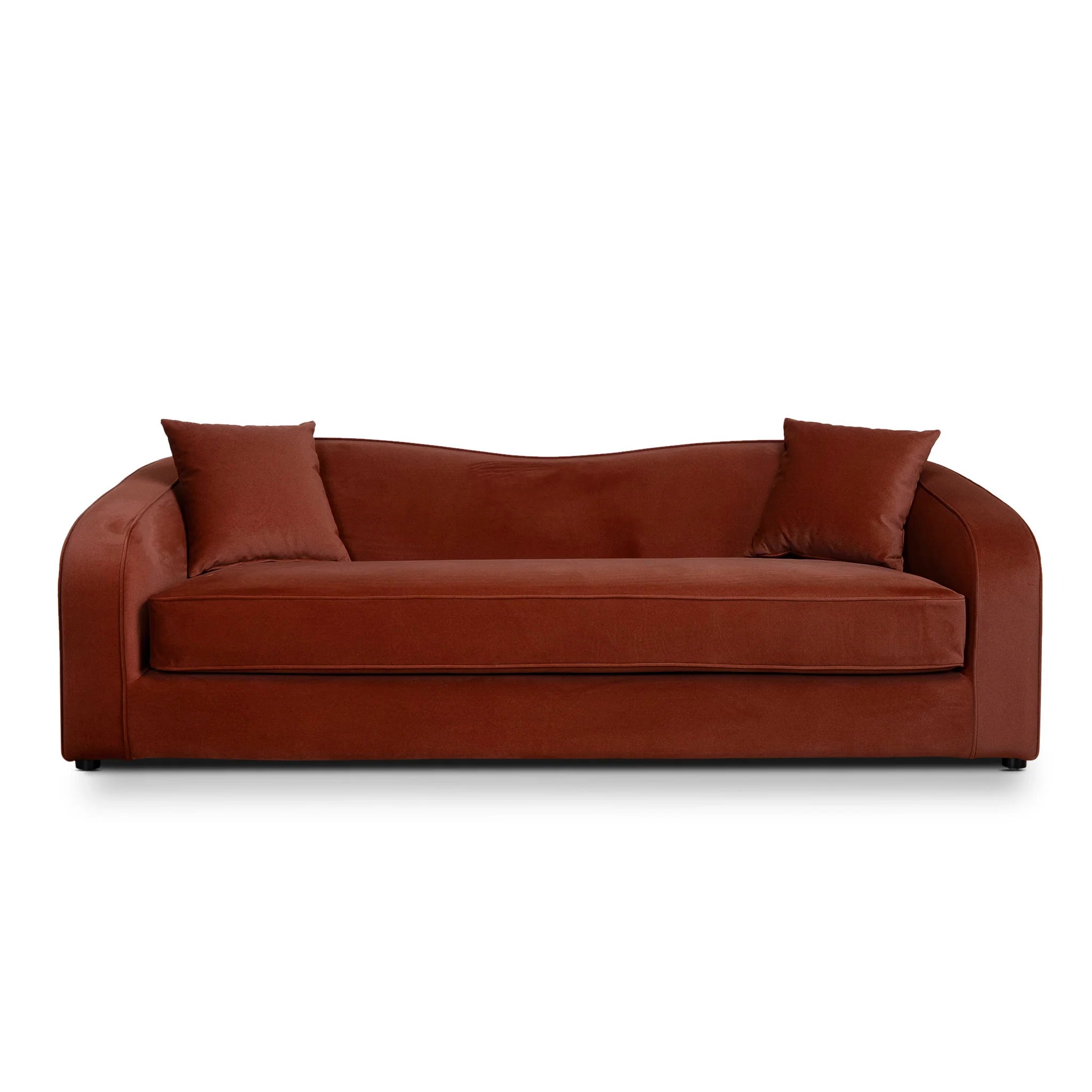 Showcasing Renasa 3 Seater Sofa - Burnt Maroon LC12758-CA Sofas by Calibre Furniturs