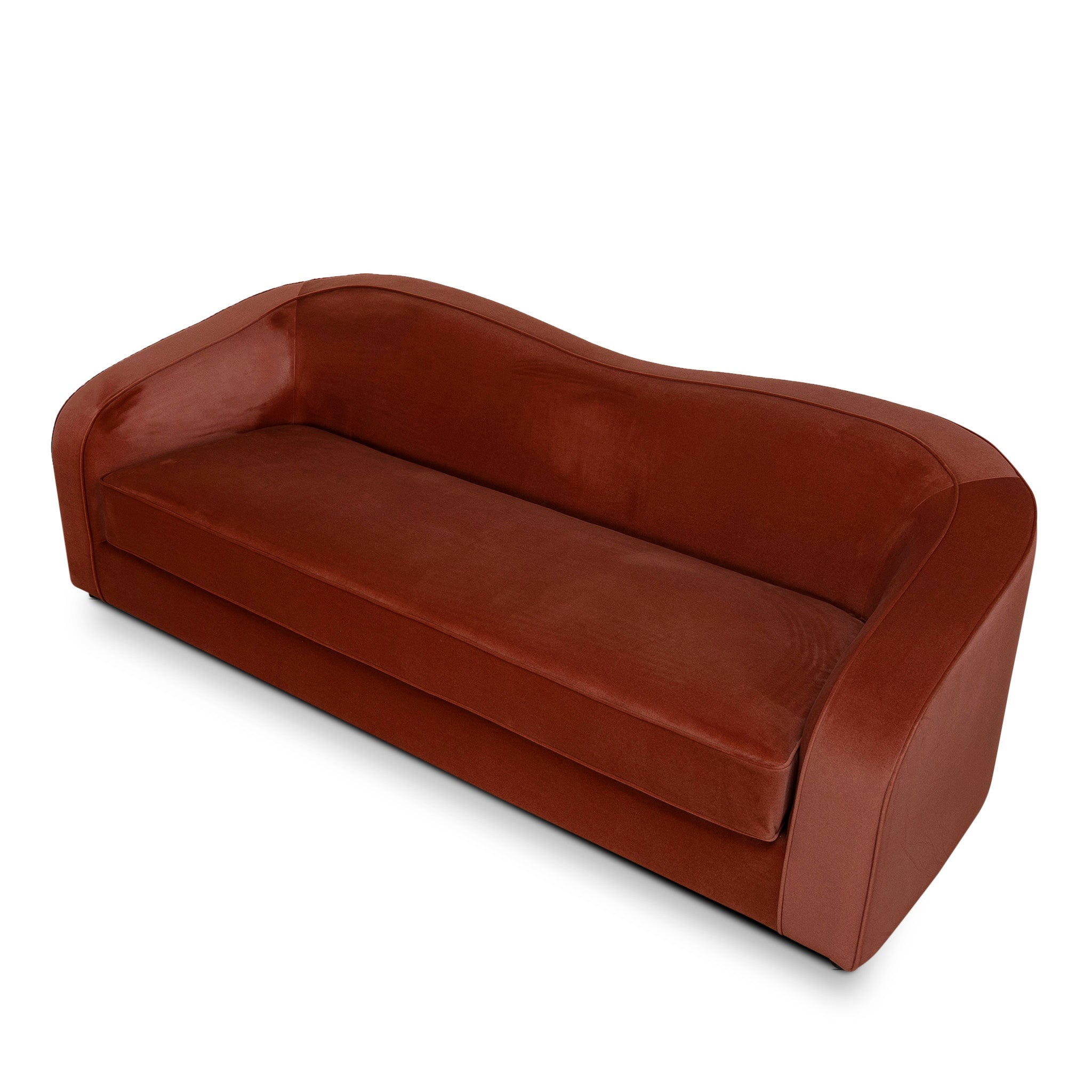 CLC12758-CA 3 Seater Sofa - Burnt Maroon