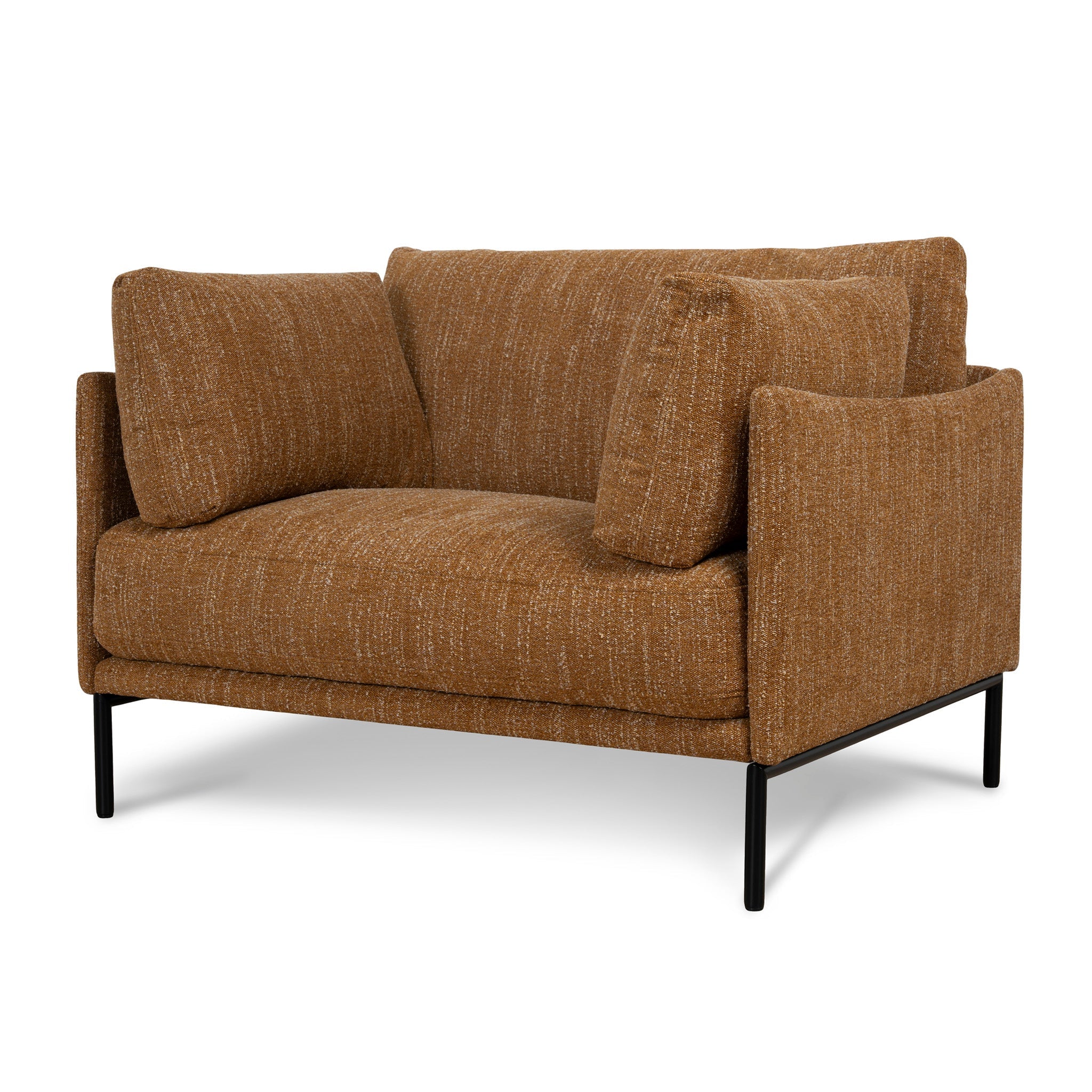 CLC12804-KSO Fabric Armchair - Ginger Brown