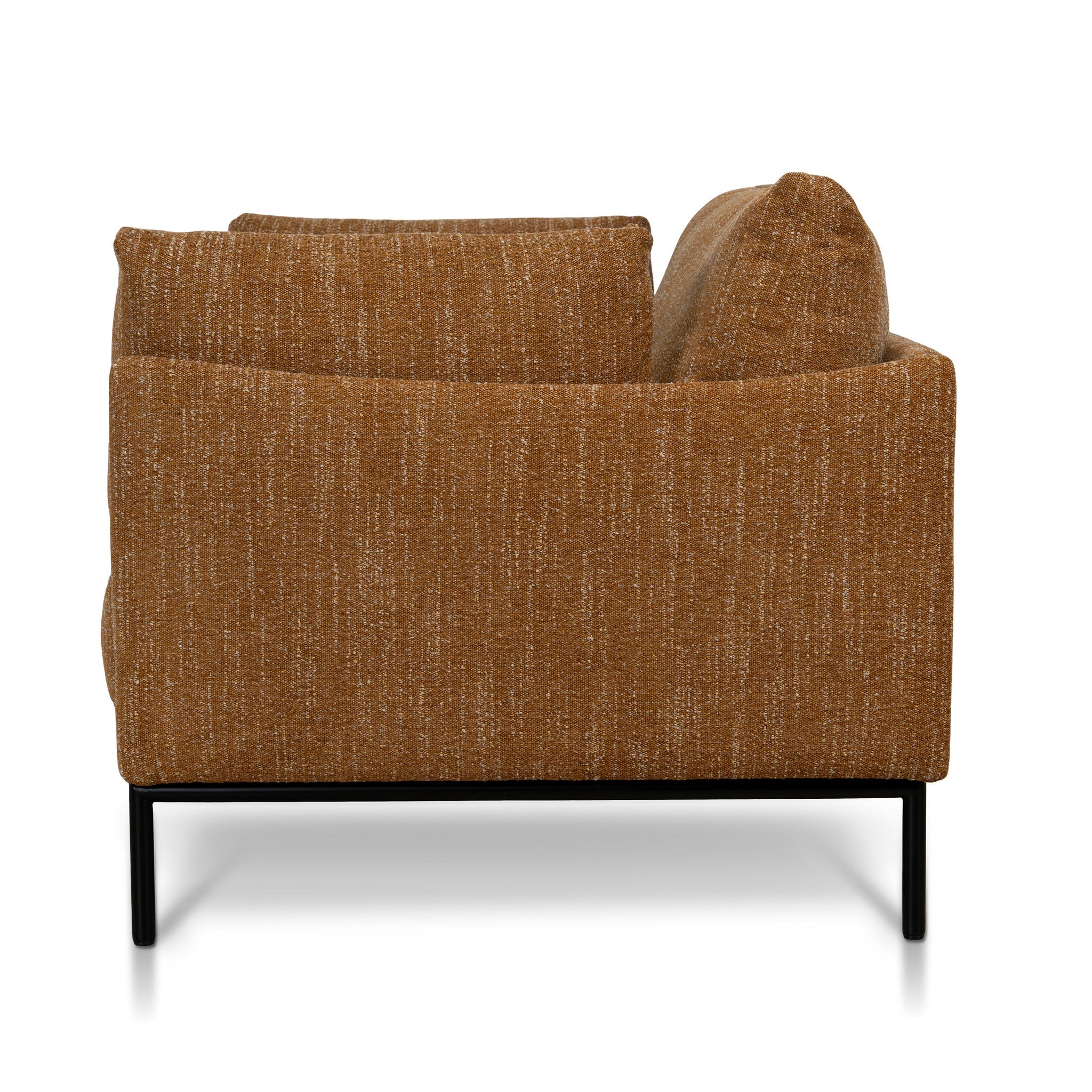 CLC12804-KSO Fabric Armchair - Ginger Brown