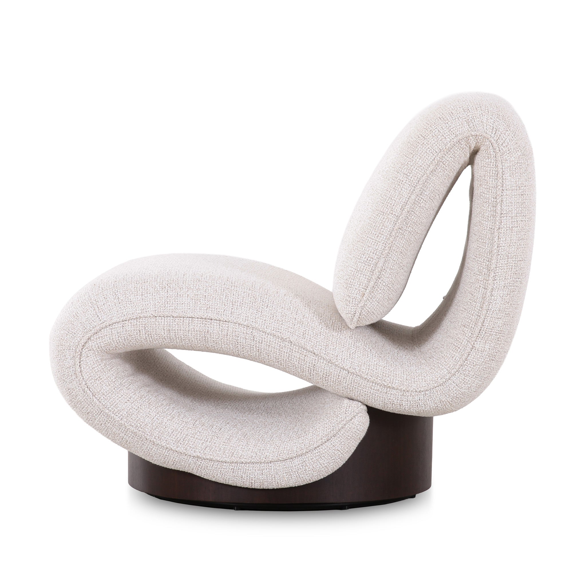 Swivel Lounge Chair - Verona Ivory