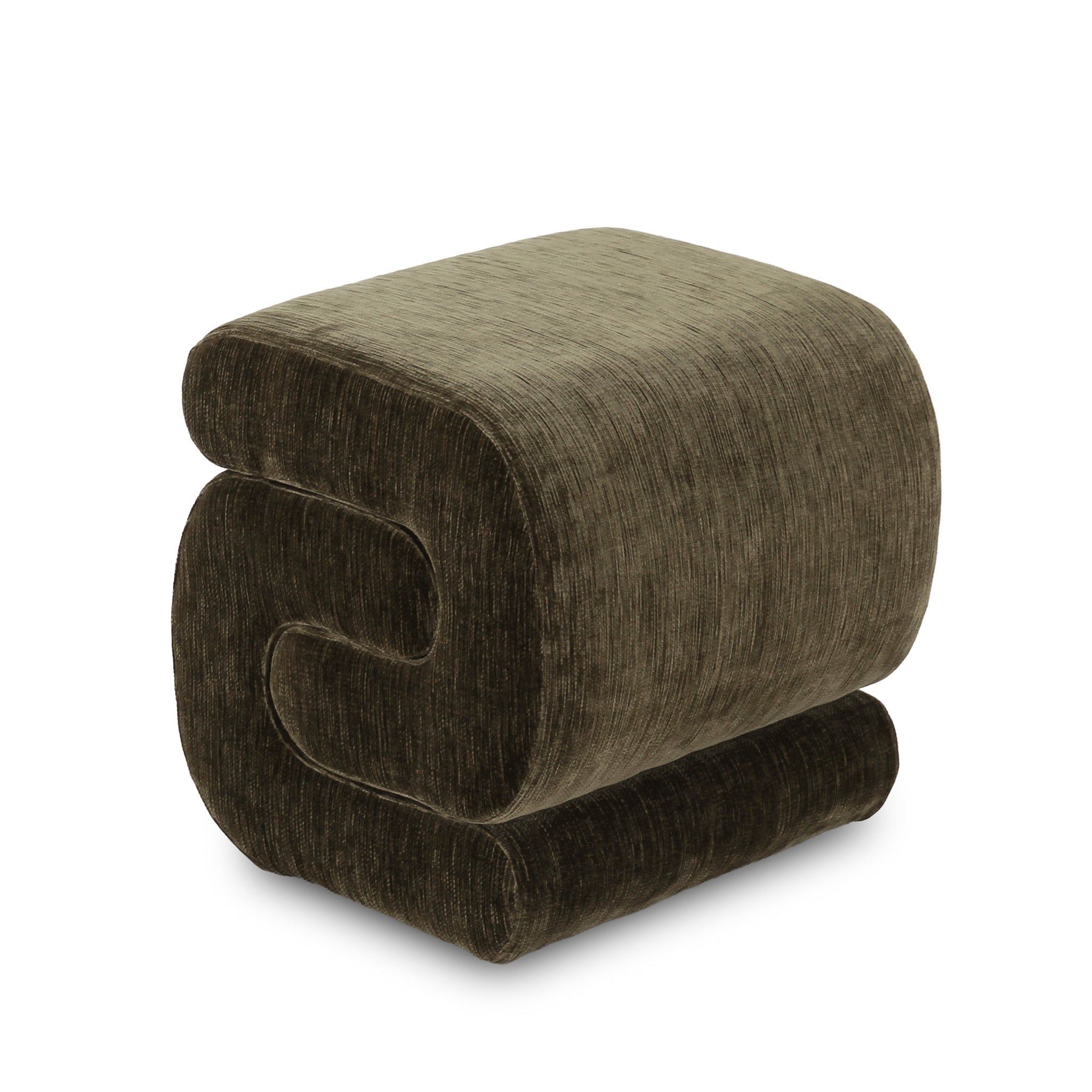 46cm Ottoman - Blink Dark Green