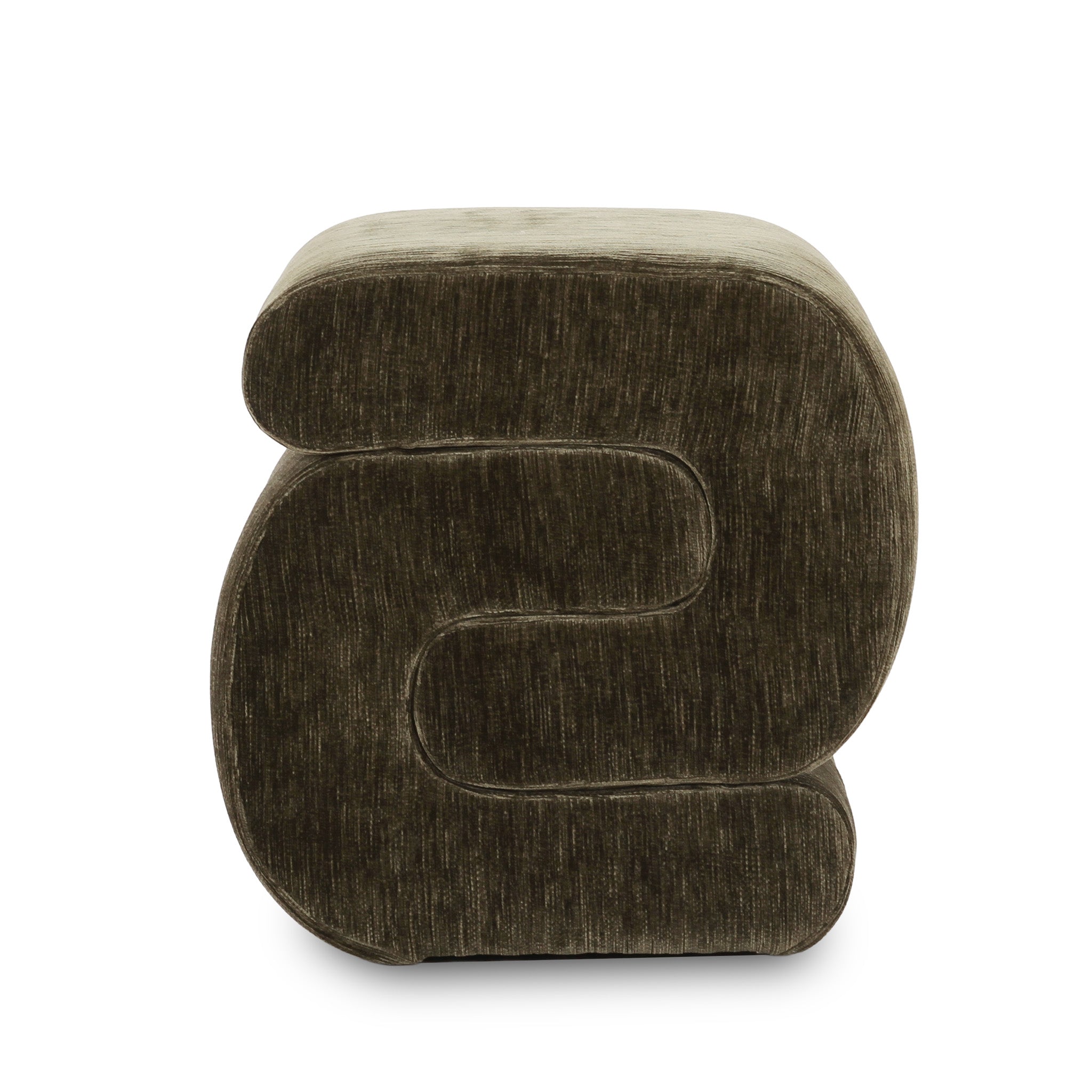 46cm Ottoman - Blink Dark Green