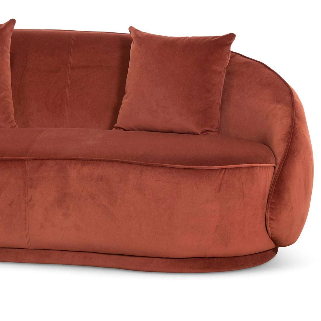3 Seater Sofa - Rustic Orange