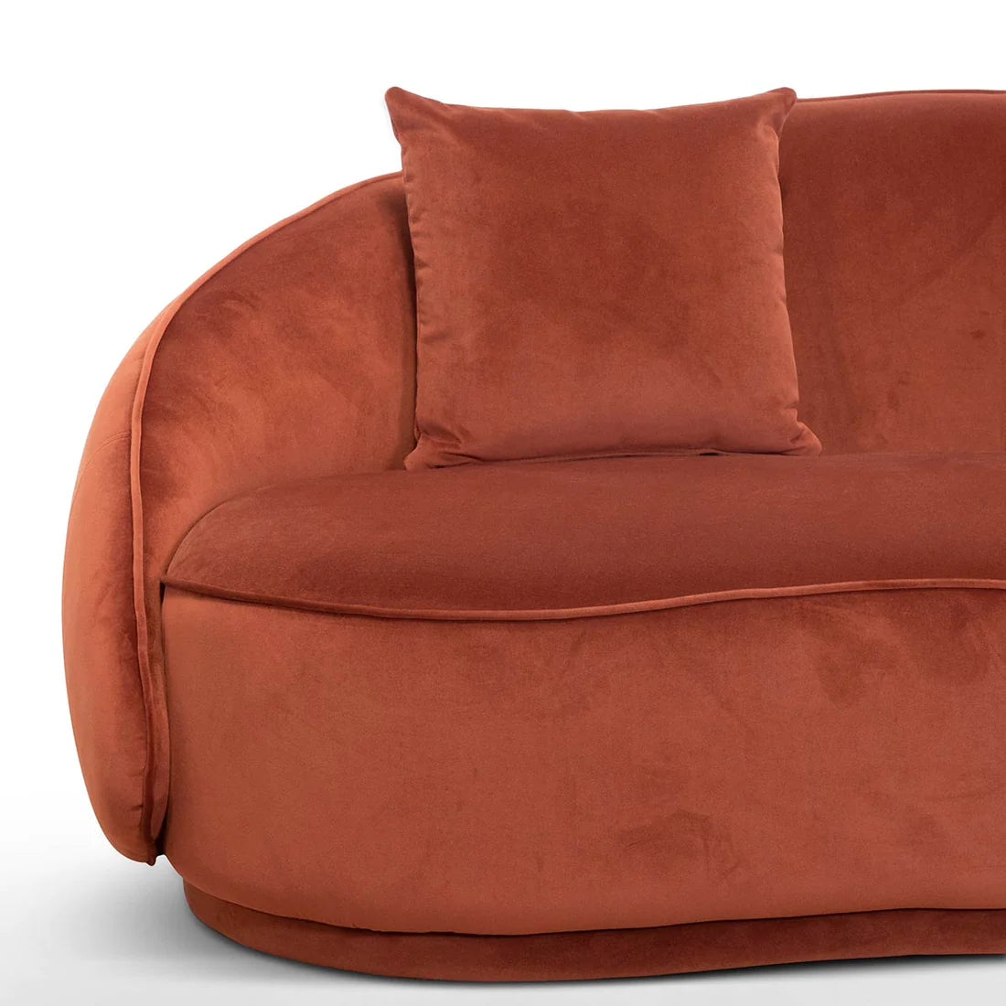 3 Seater Sofa - Rustic Orange