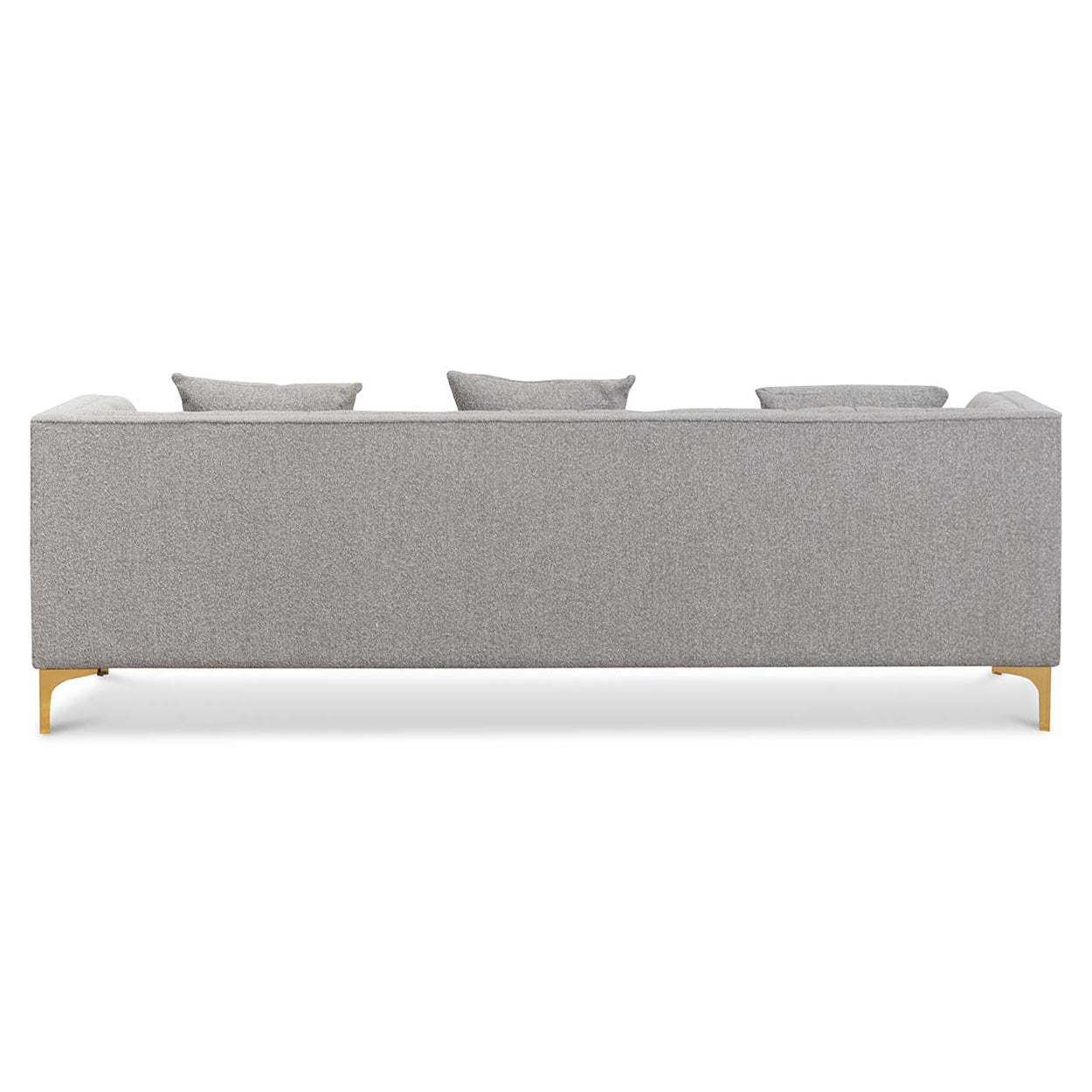 3 Seater Sofa - Ash Grey Boucle