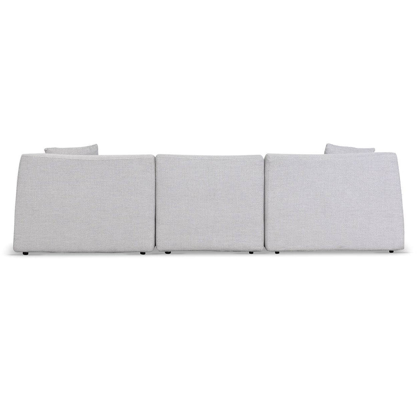 3 Seater Right Chaise Sofa - Passive Grey