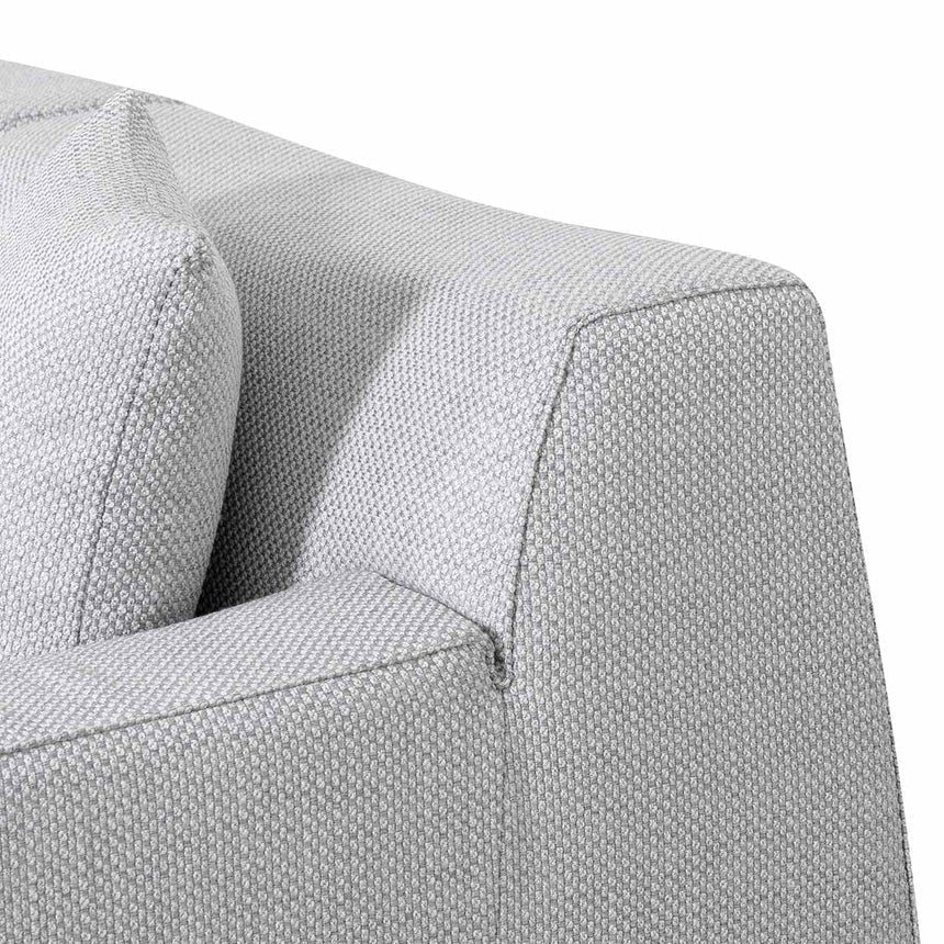 3 Seater Right Chaise Sofa - Passive Grey