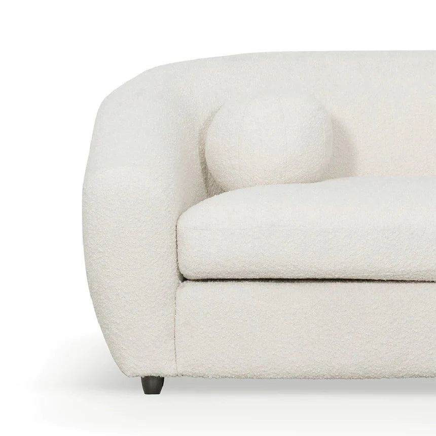 3 Seater Sofa Boucle - Ivory White