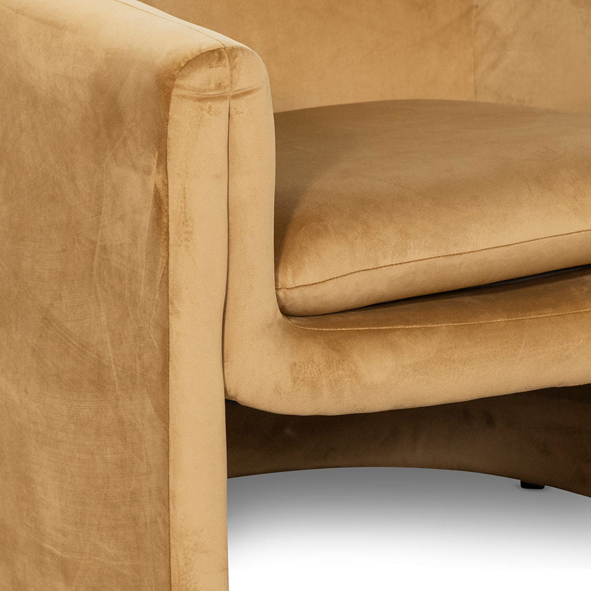 Fabric Armchair - Mustard