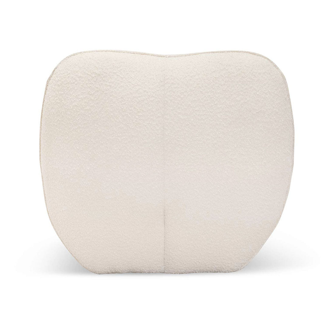 Lounge Chair - Ivory White Boucle