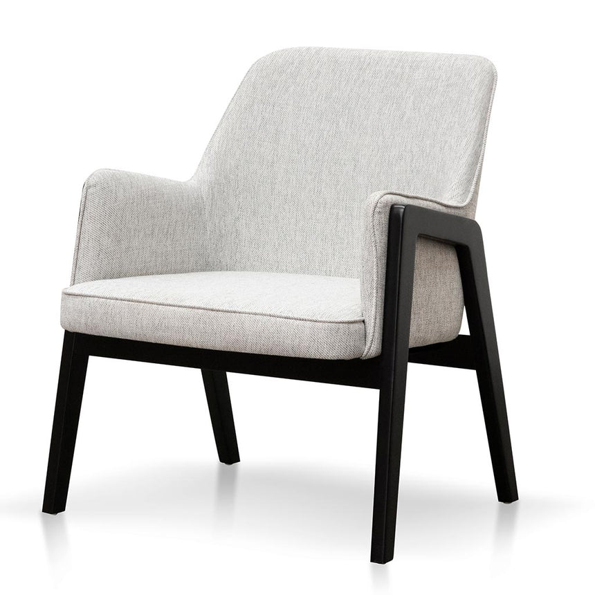 Fabric Lounge Chair - Silver Grey