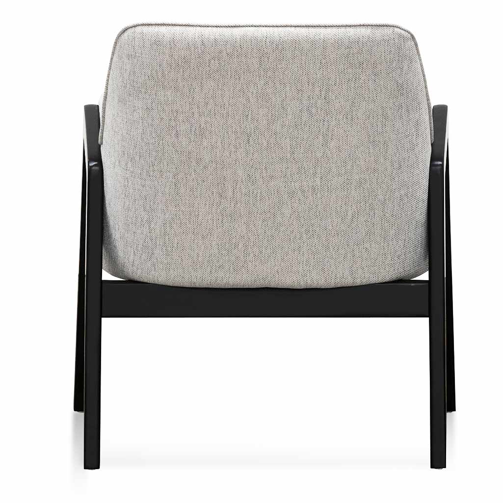 Fabric Lounge Chair - Silver Grey - Trent