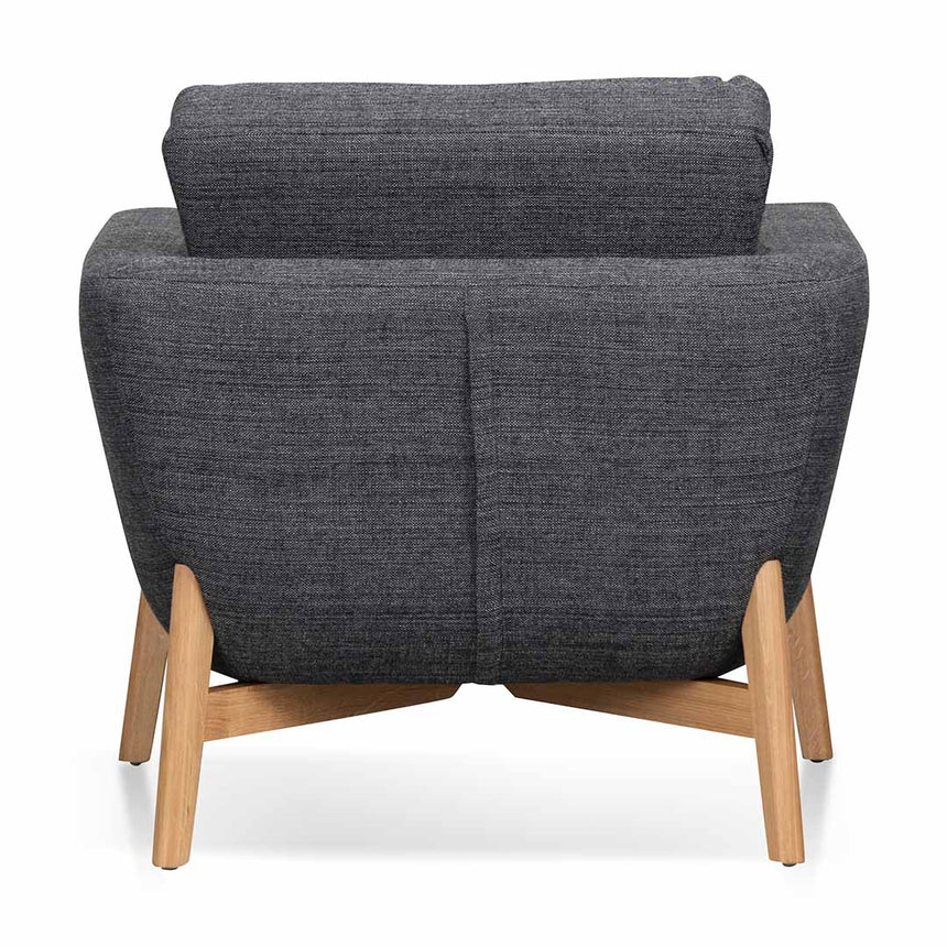 Fabric Armchair - Oak Legs