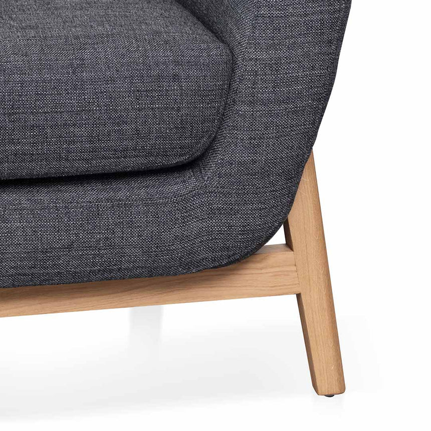 Fabric Armchair - Oak Legs
