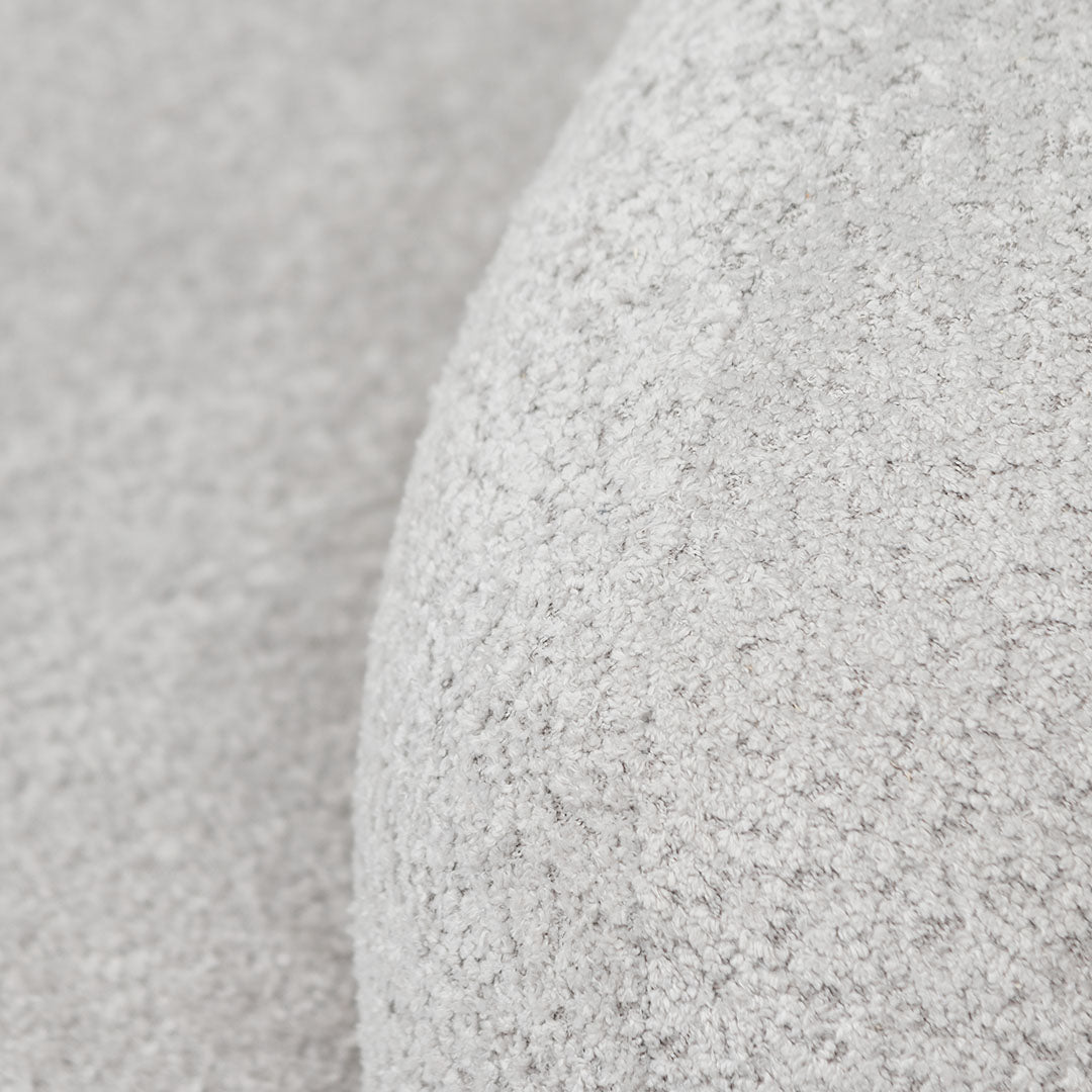 CLC8055-FS 3 Seater Fabric Sofa - Salt White