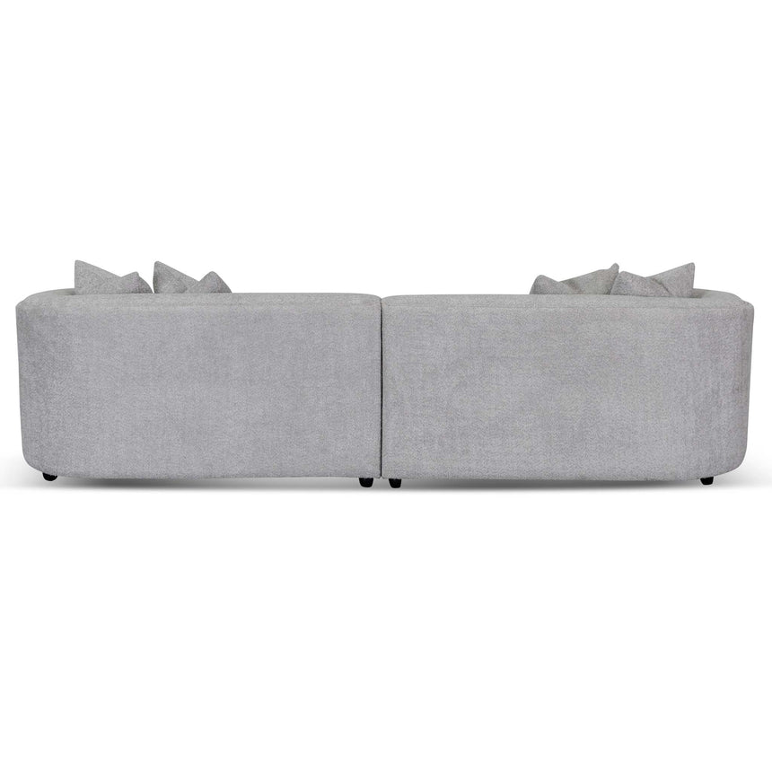 4 Seater Sofa - Light Grey Fleece
