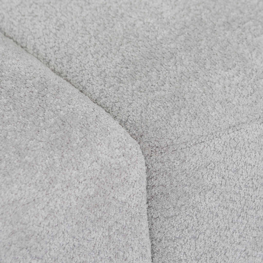 4 Seater Sofa - Light Grey Fleece