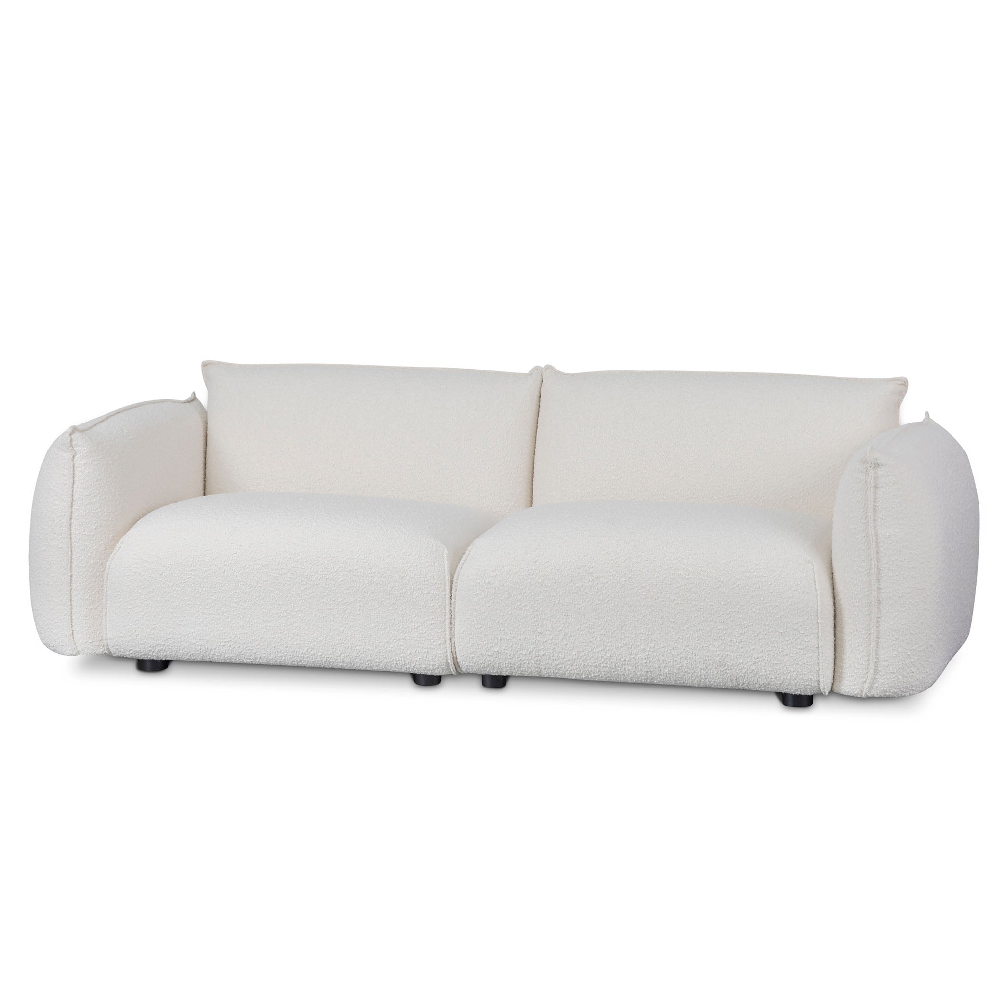 CLC8177-IG 2.28m 3 Seater Sofa - White Wash Boucle